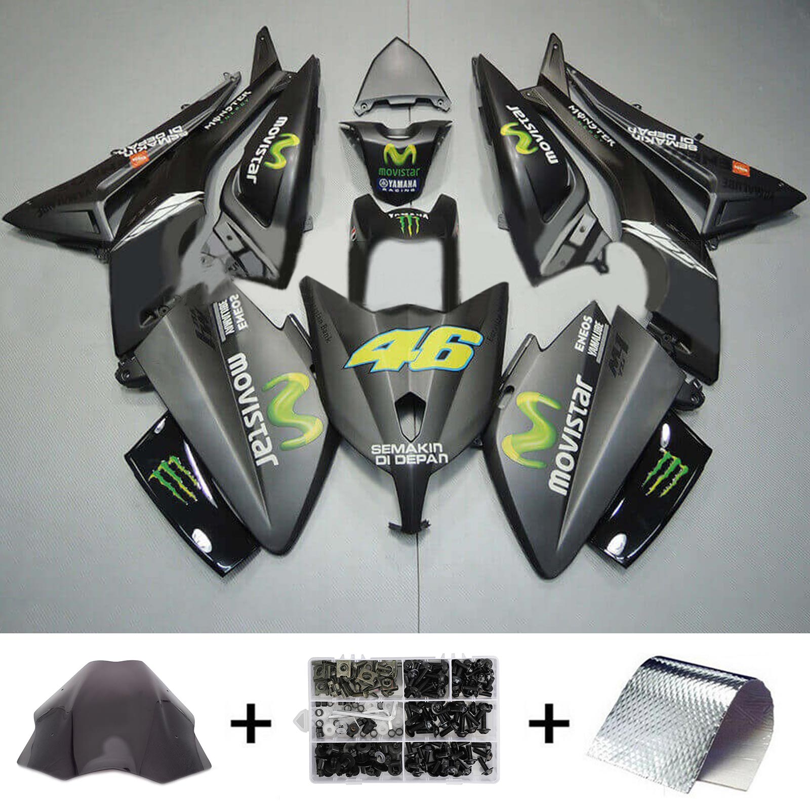 Injection Fairing Kit Bodywork fit For Yamaha T-Max TMAX530 2012-2014