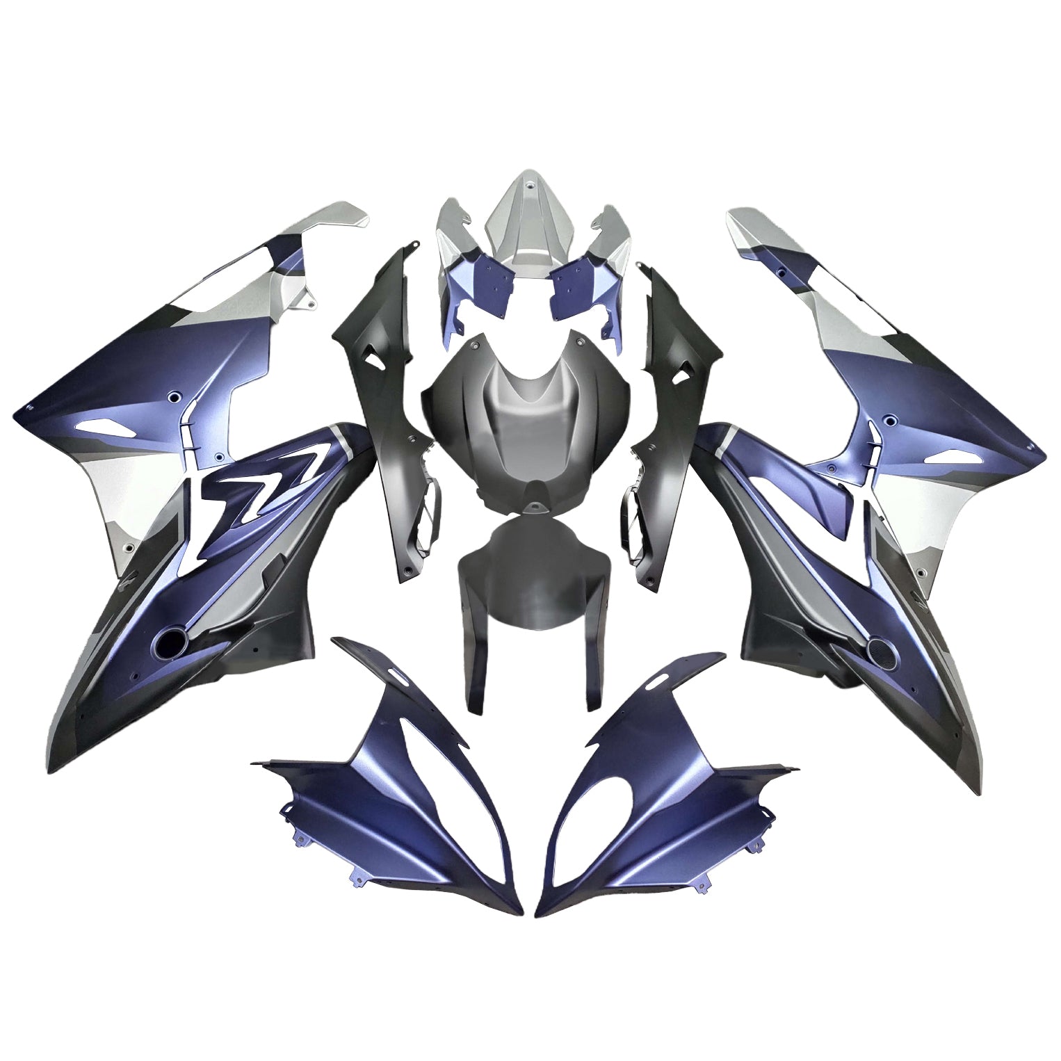 Kit de carénage d'injection pour BMW S1000RR 2017-2018 Carrosserie Plastique ABS