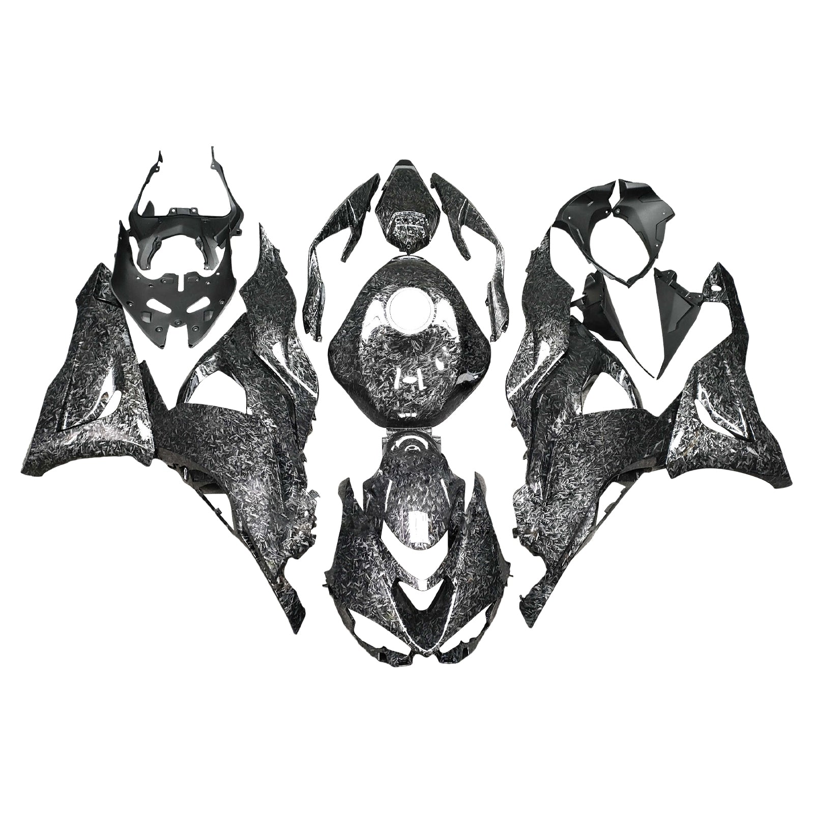 Kit di carenatura a iniezione, corpo di plastica ABS per Kawasaki ZX-6R 2024-2025