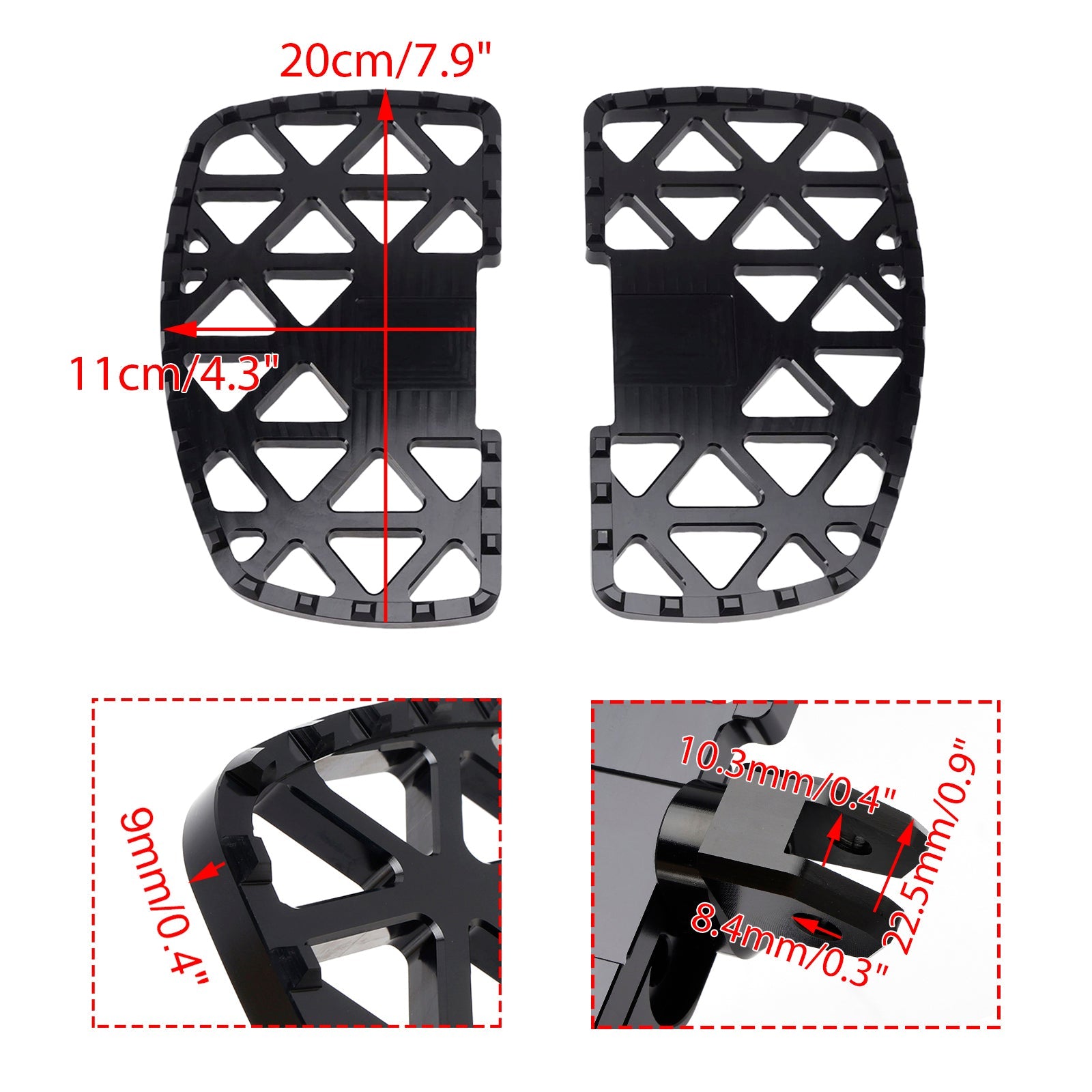 Poggiapiedi anteriore per Yamaha Bolt/Bolt R-Spec/XV950R 2014-2024