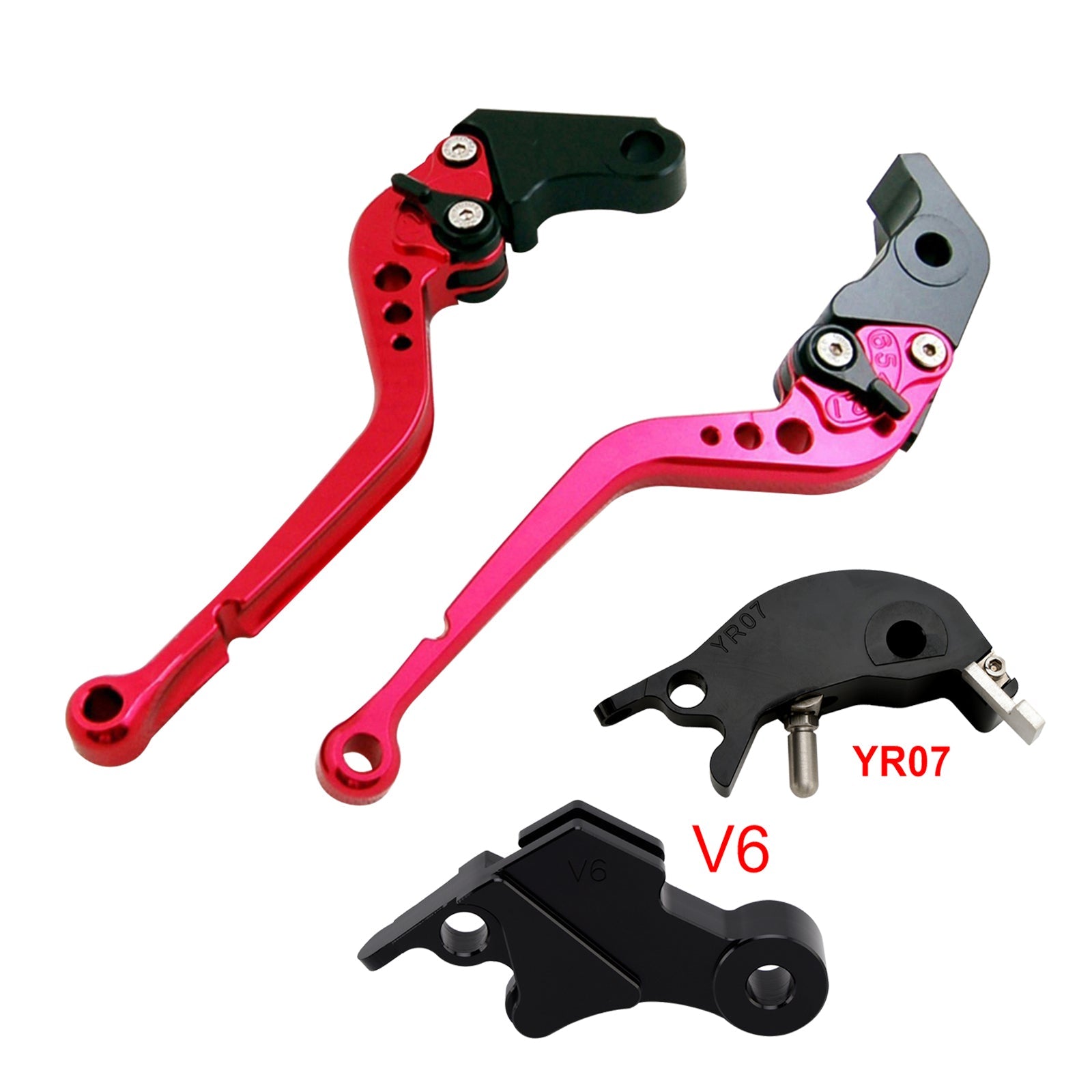 Levier de frein et d'embrayage long compatible avec YAMAHA XSR900 XSR900GP MT-09 MT-09SP 2024-2025