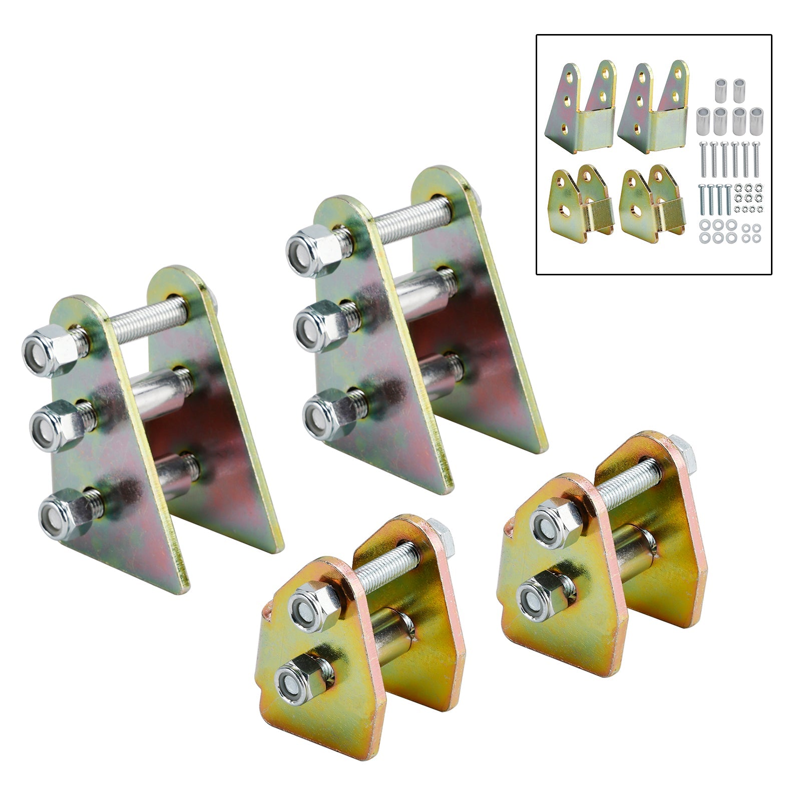 Kit de rehaussement avant et arrière de 5 cm (2 pouces) pour Kawasaki Teryx4 750 (2012-2013) et 800 (2014-2025)