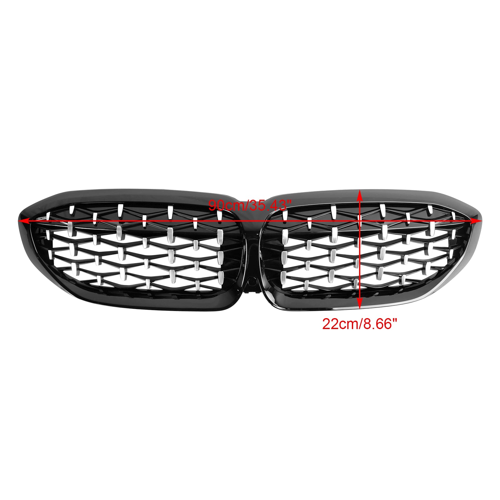 Diamond Kidney Grille Grill 51138072085 Pour BMW 3 Series G20 2019-2022