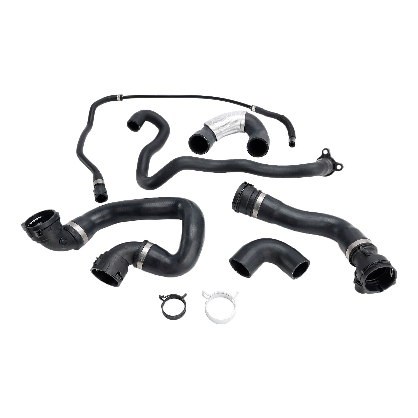 Kit de manguera de agua refrigerante para radiador, 6 uds., para BMW 135i 335i 335xi 2007-2010