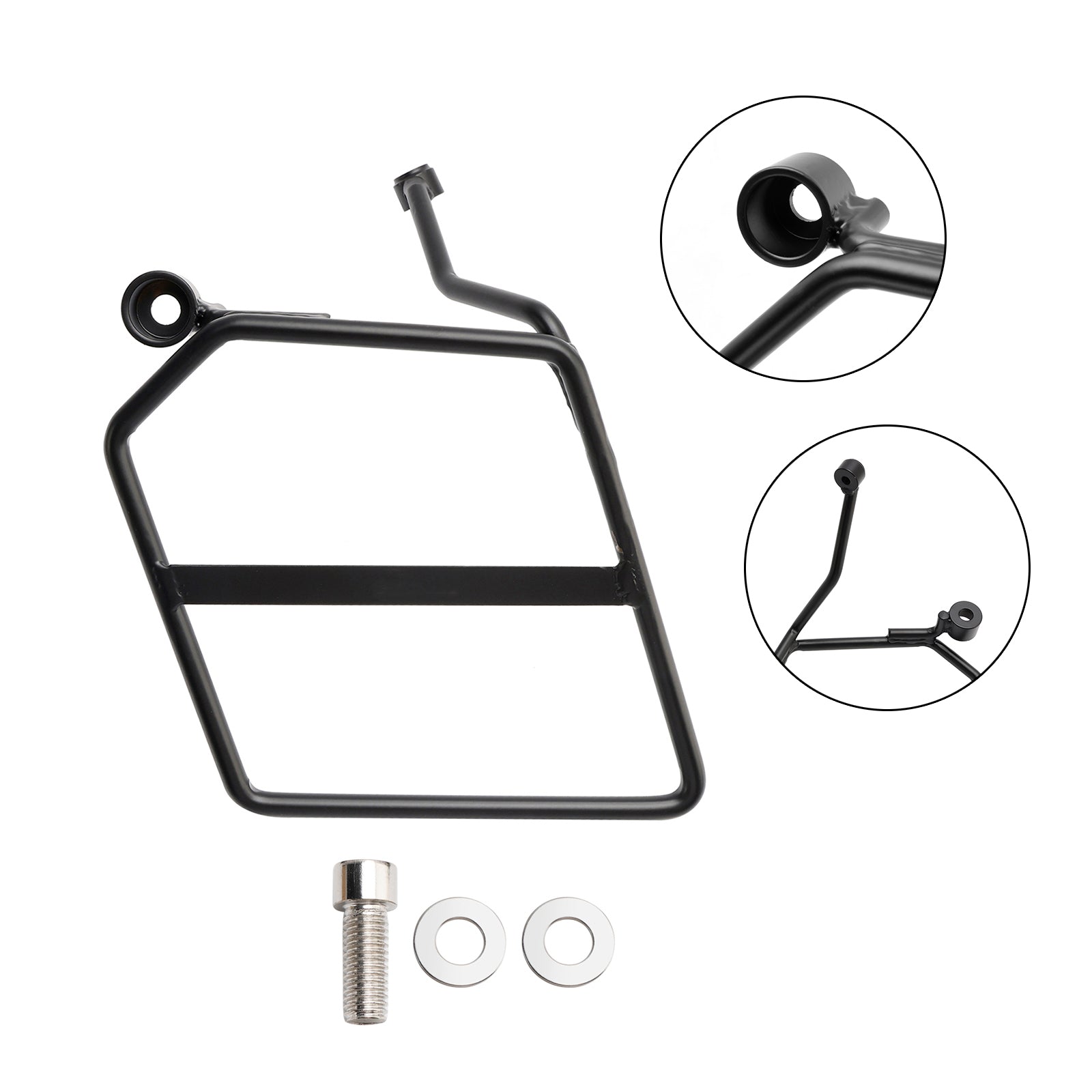 Support de fixation pour sacoche latérale gauche, noir, pour Honda Monkey 125 2018-2024