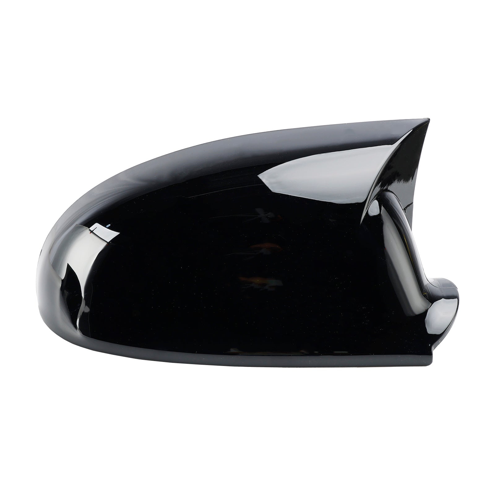 Cubierta de espejo retrovisor izquierdo y derecho, color negro brillante, compatible con VW Jetta 2005-2011