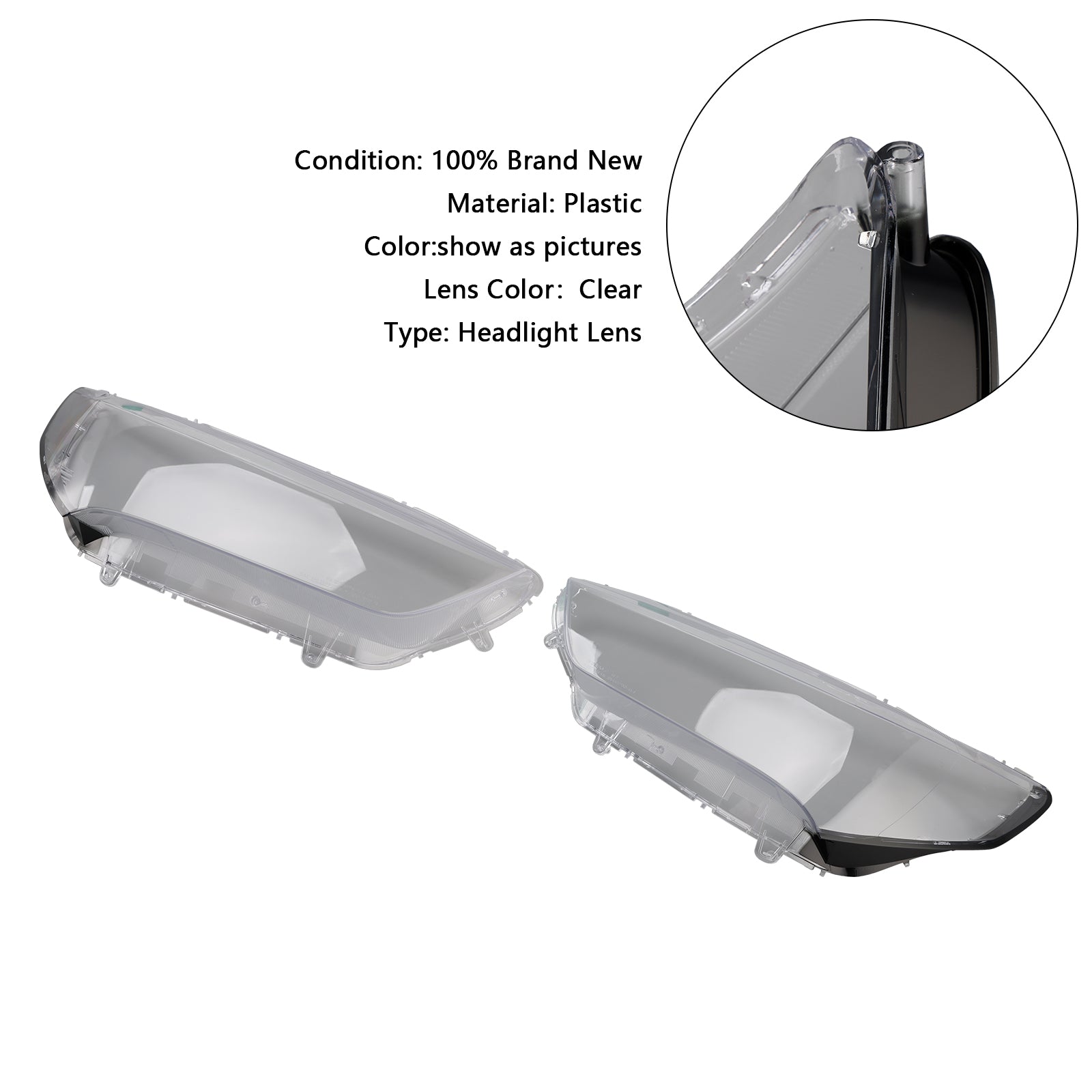 Acura TLX 2018-2020 beschermhoes voor koplamp links en rechts