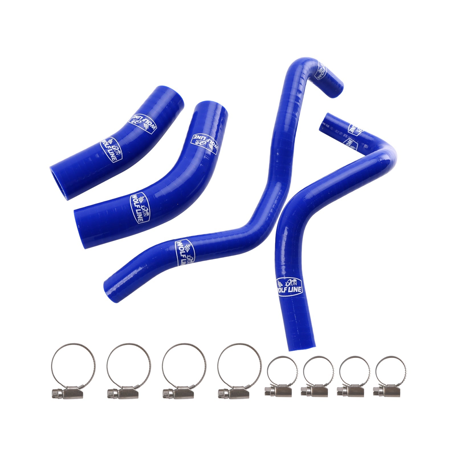 Siliconen koelslangset voor radiator Yamaha Tenere 700 2019-2024