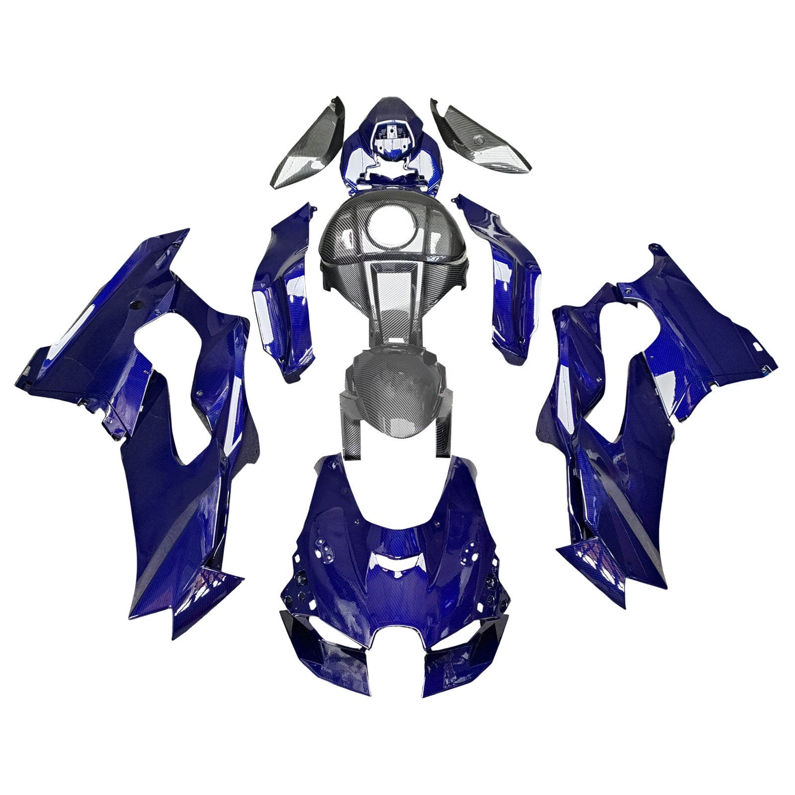 Kit de carénage par injection ABS pour Kawasaki ZX-10R ZX-10RR 2021-2025