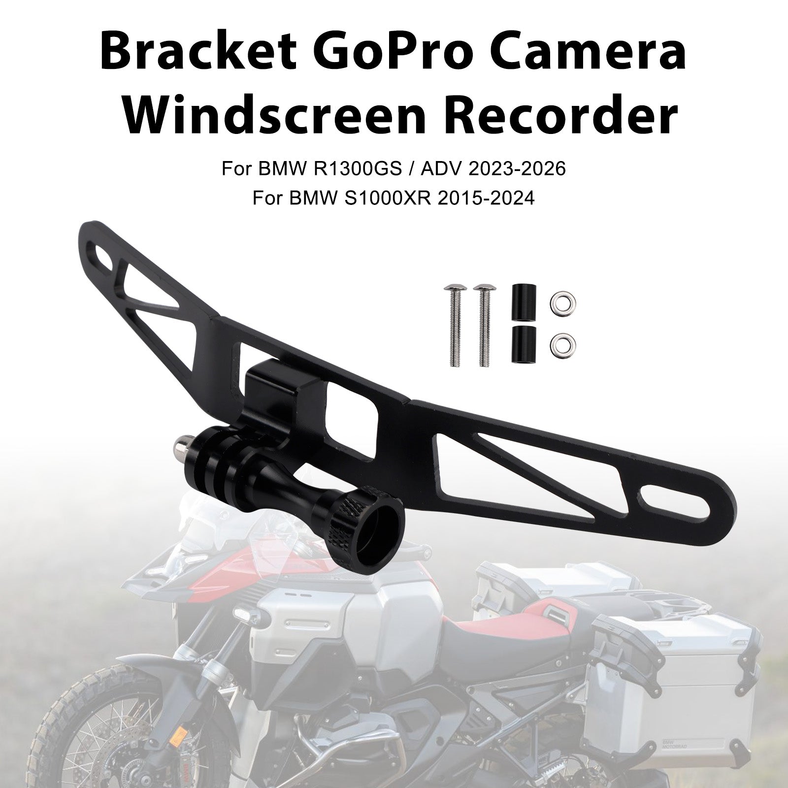 GoPro Camerahouder voor BMW R1300GS S1000XR F900XR F850GS Voorruit