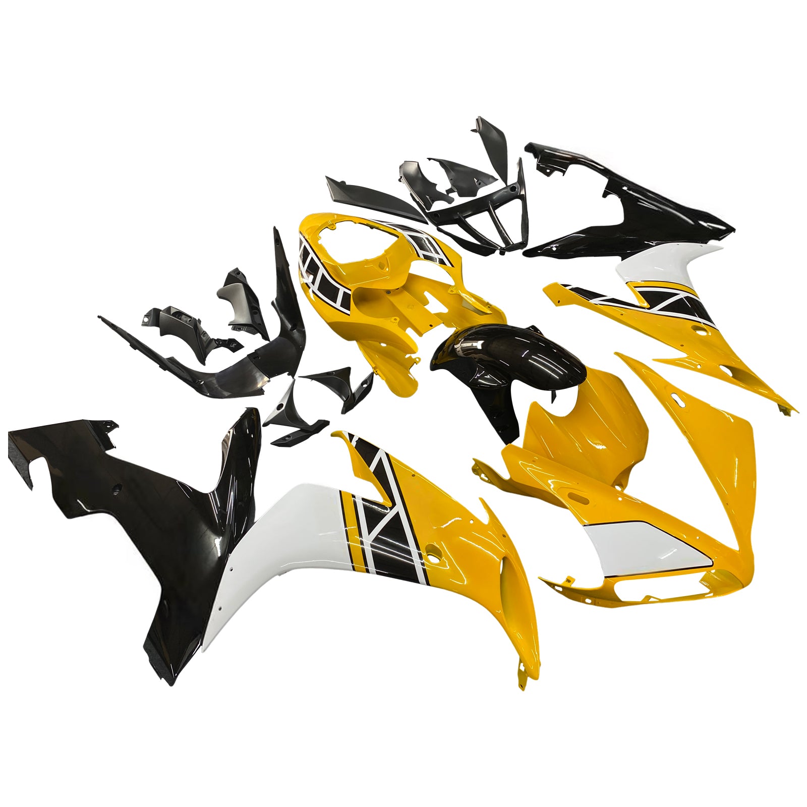 Kit de carénage par injection, carrosserie en plastique ABS, compatible avec Yamaha YZF 1000 R1 2004-2006