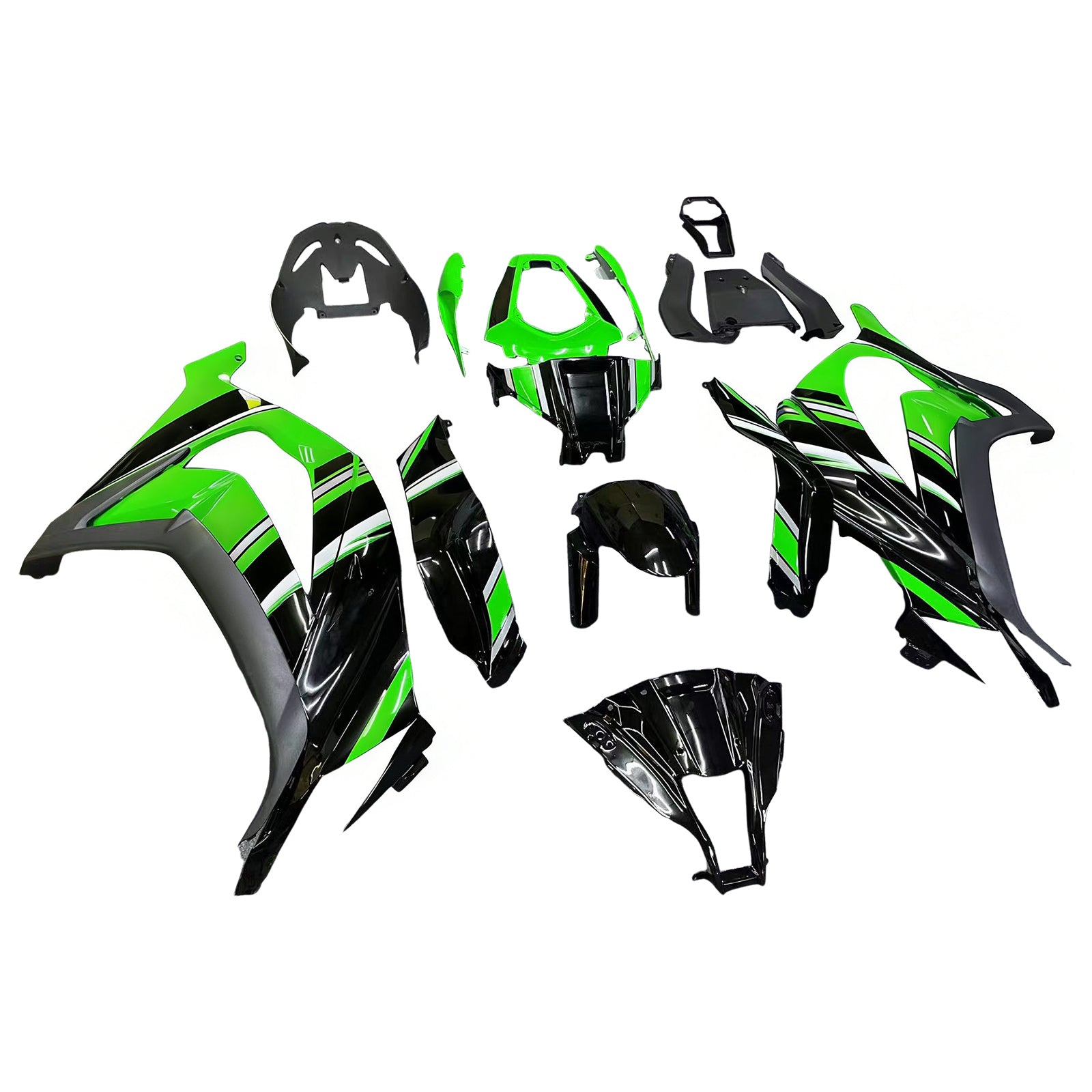 Kit de carénage injecté en plastique ABS pour Kawasaki ZX10R 2011-2015