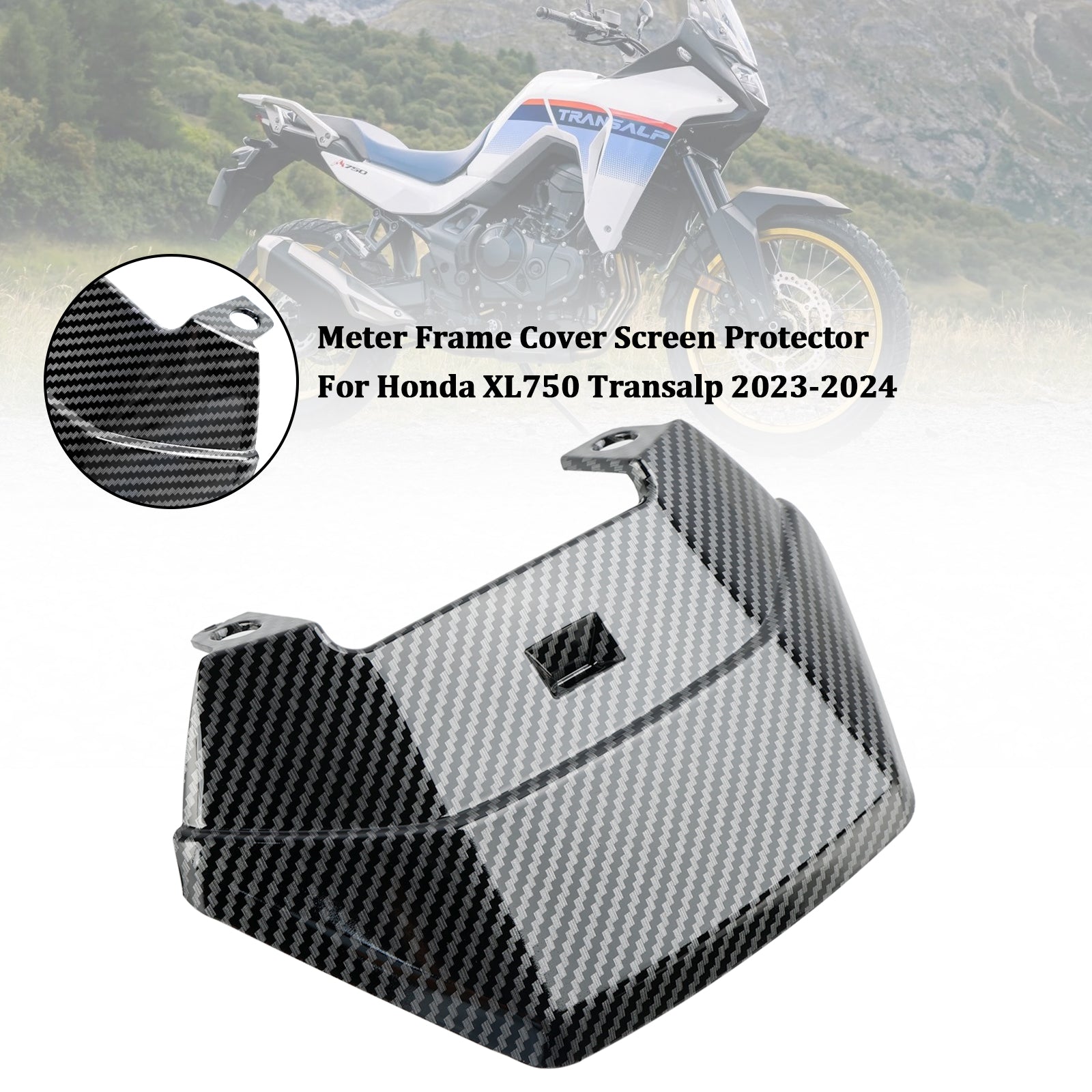 Protecteur d'écran pour cadre de compteur Honda XL750 Transalp 2023-2024