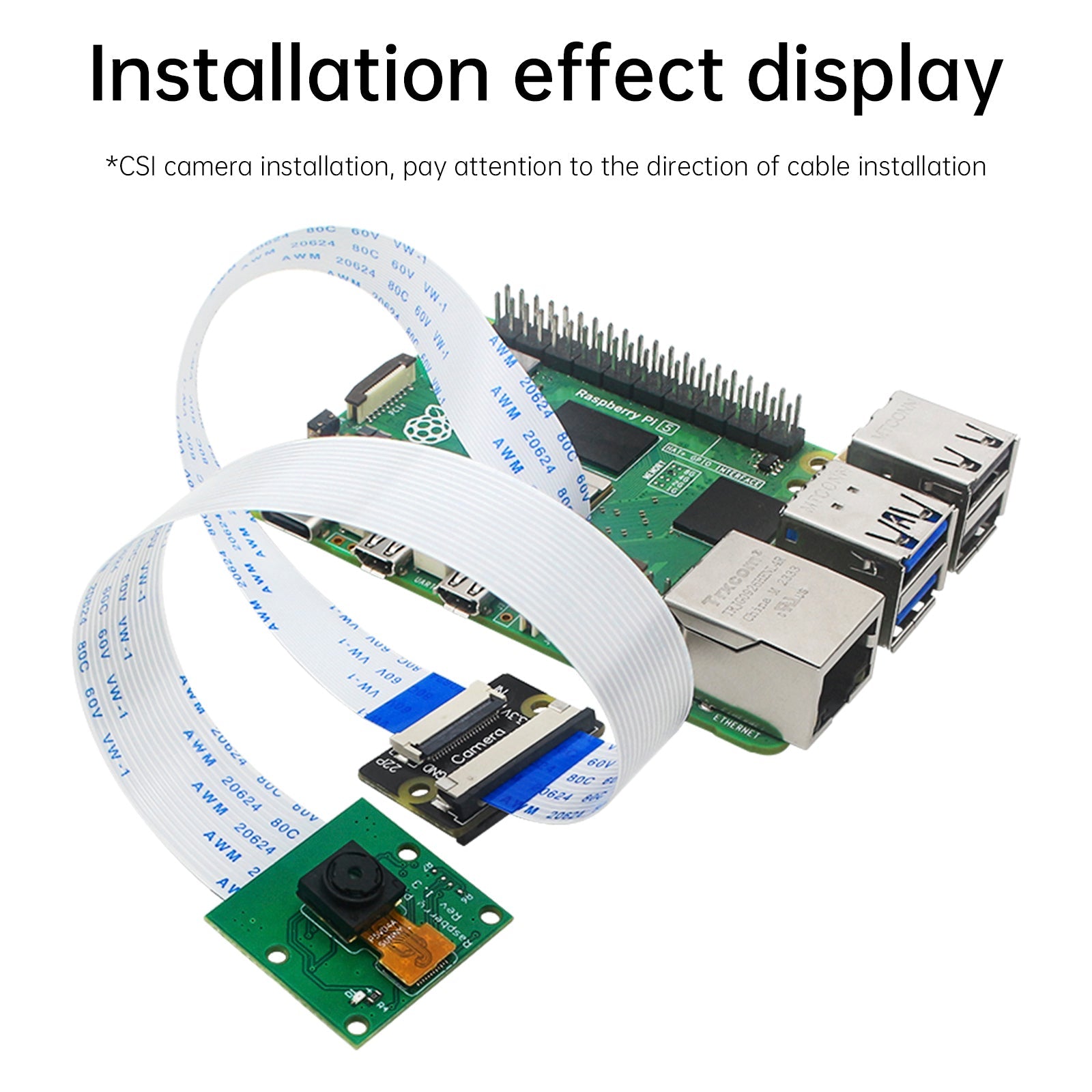 Adapter aparatu CSI CSI do Raspberry Pi 5th Generation/Pi Zero Dsiplay
