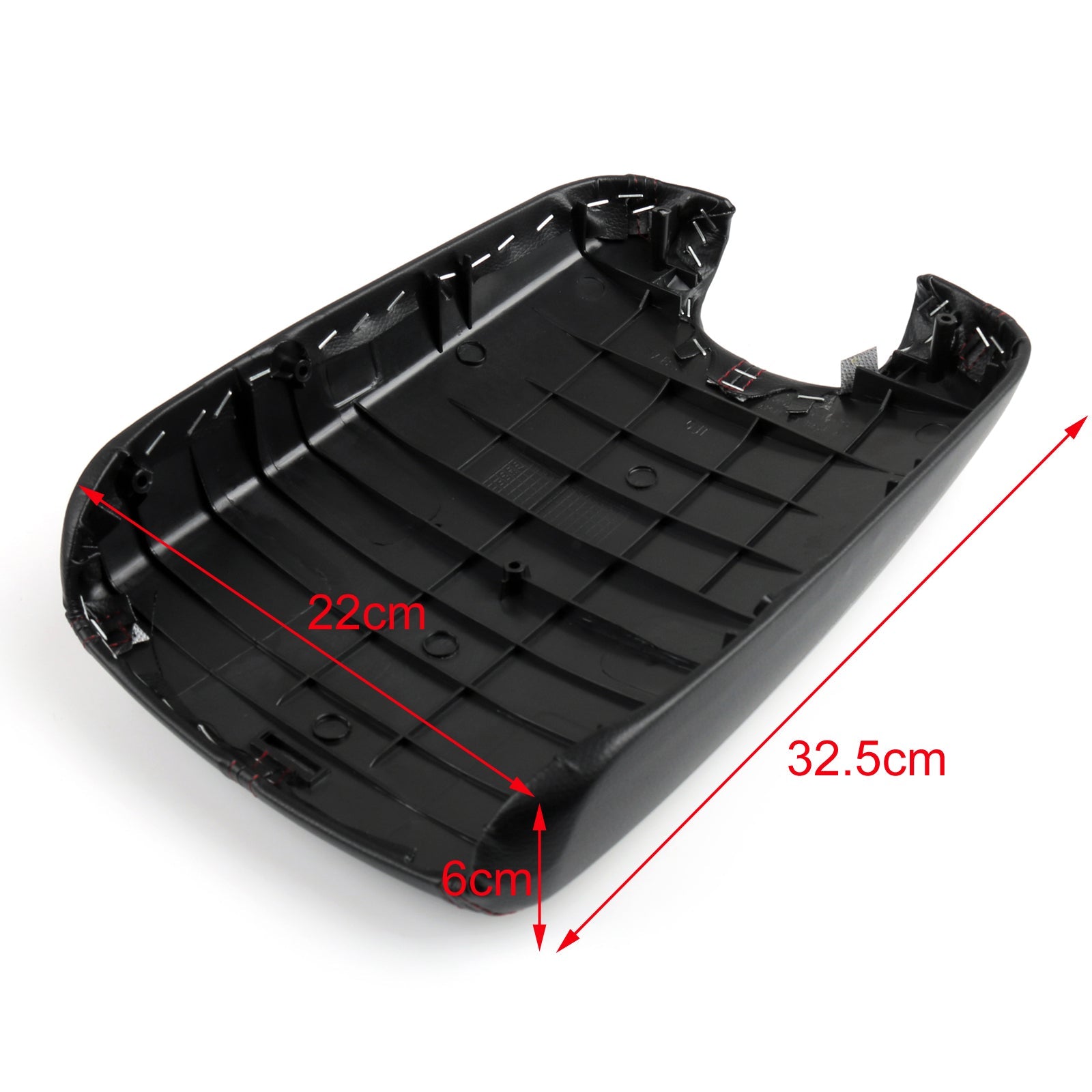 Naslovnica&Črn usnjen sredinski naslon za roke za Honda Accord 2008-2012