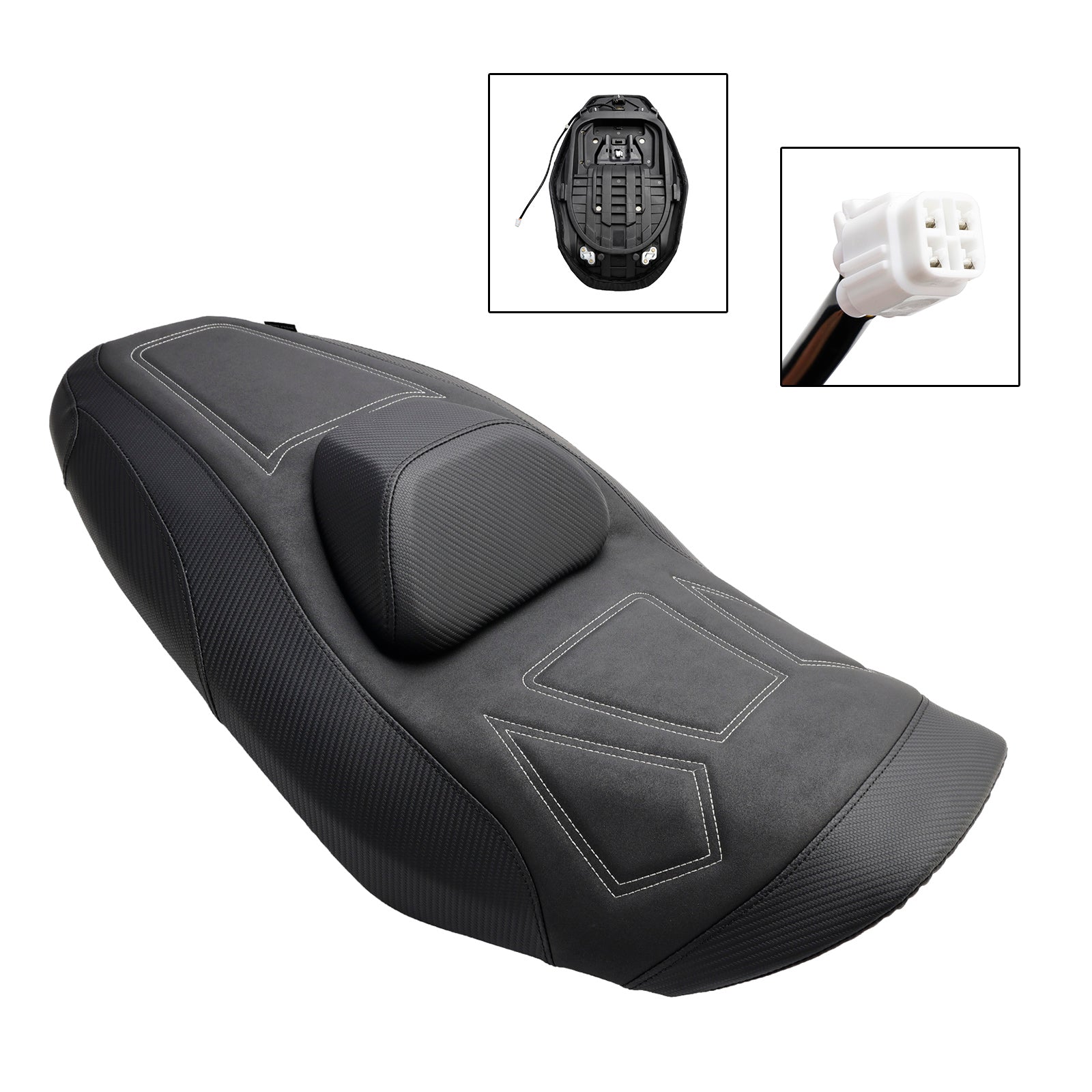 Kompletny siodło grzewcze dla kierowcy i pasażera Yamaha T-Max 560 2022-2024