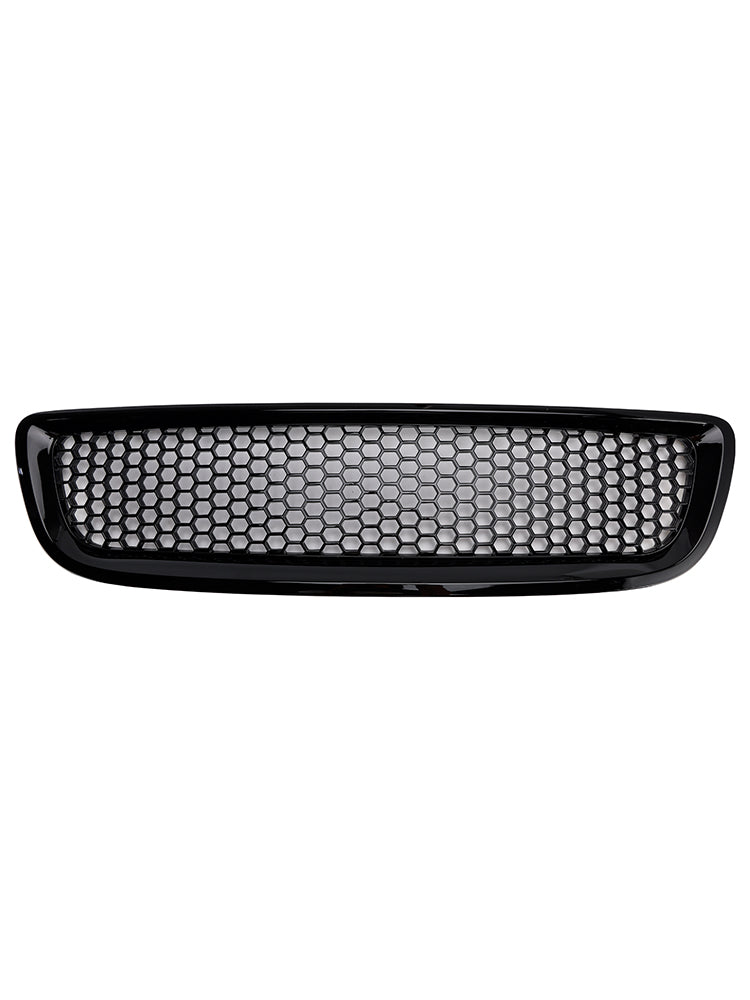 Grille de calandre en nid d'abeille pour pare-chocs avant noir brillant Volvo S40 V50 2008-2012