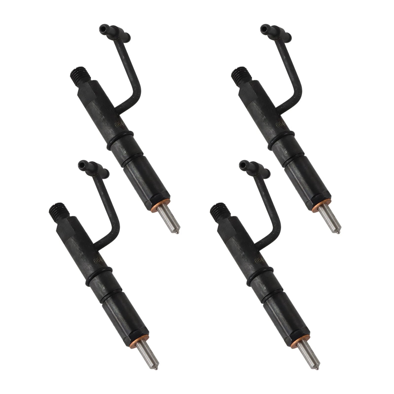 4x iniettore di carburante per Mustang Bobcat 843 853 960 2060 Isuzu 4JB1 6646906