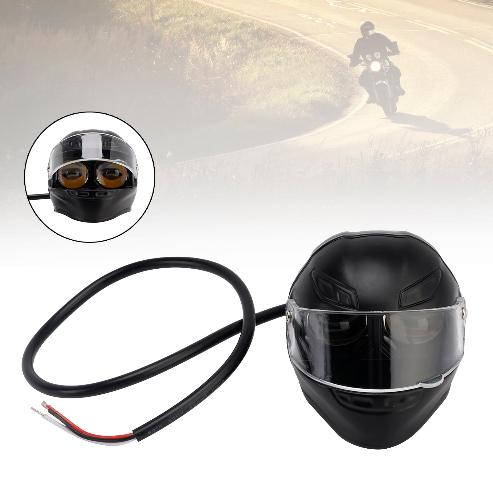 Faro LED 20W per scooter elettrico, 2000 lm, impermeabile e luminoso, per moto.