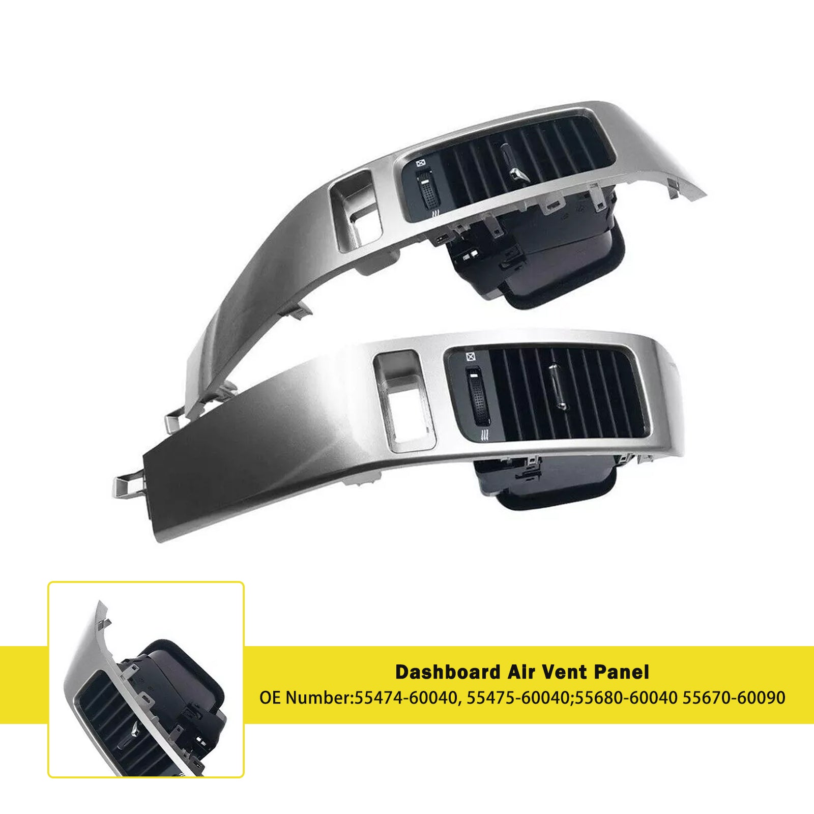 Kojelaudan ilmanvaihtopaneeli Toyota Land Cruiser Prado Lexus GX470 2003-2009