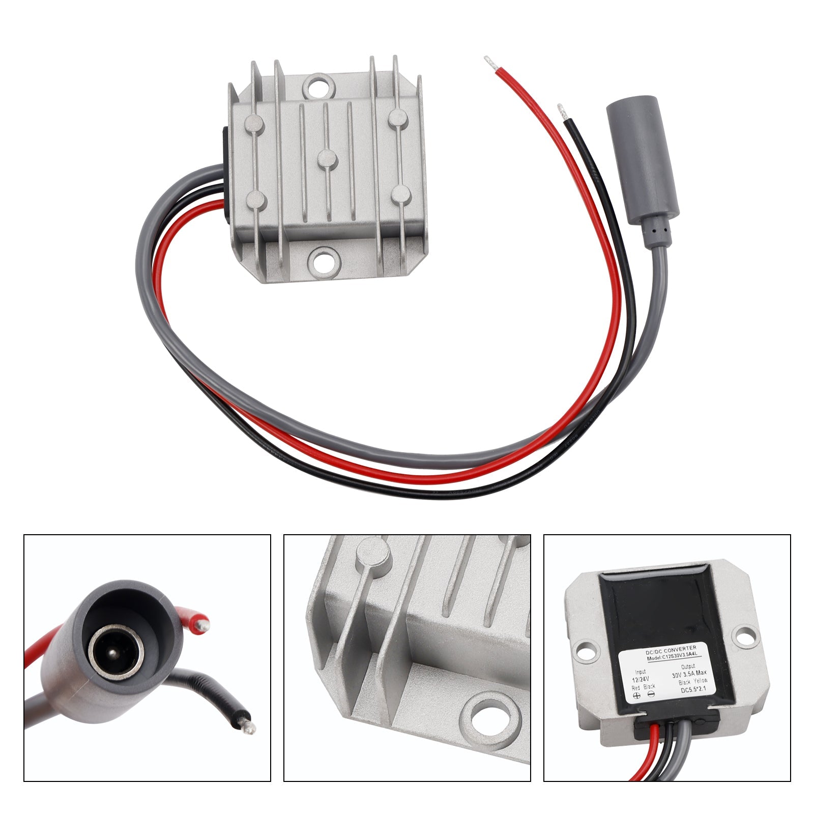 Mini adaptateur 12 V CC, convertisseur élévateur de tension 12 V/24 V vers 30 V, 3,5 A, 105 W, fonction Smart Boost
