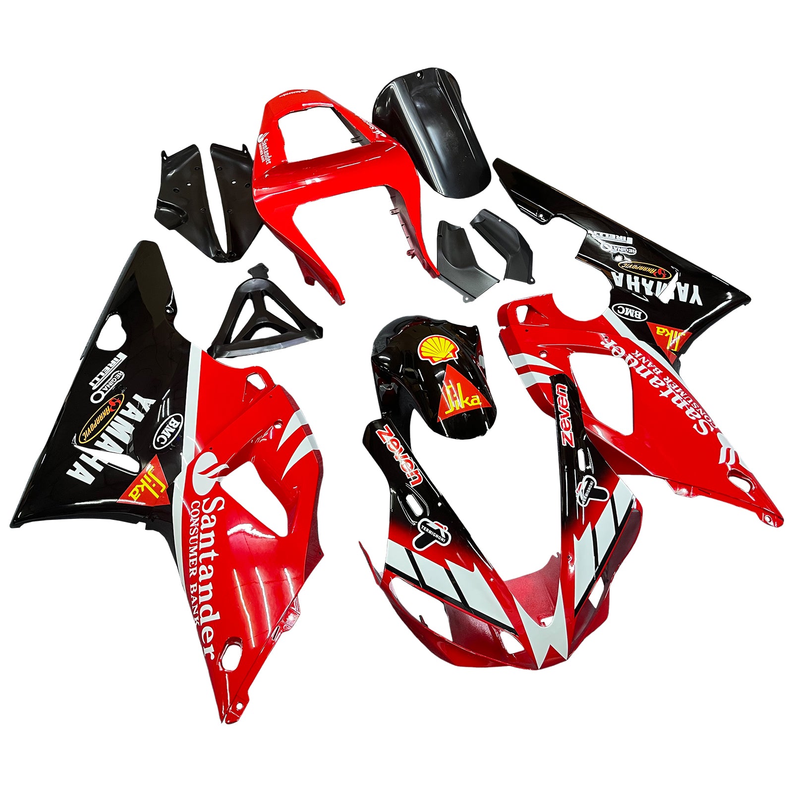 Injection Fairing Kit Bodywork Plastic ABS fit For Yamaha YZF 1000 R1 2000-2001
