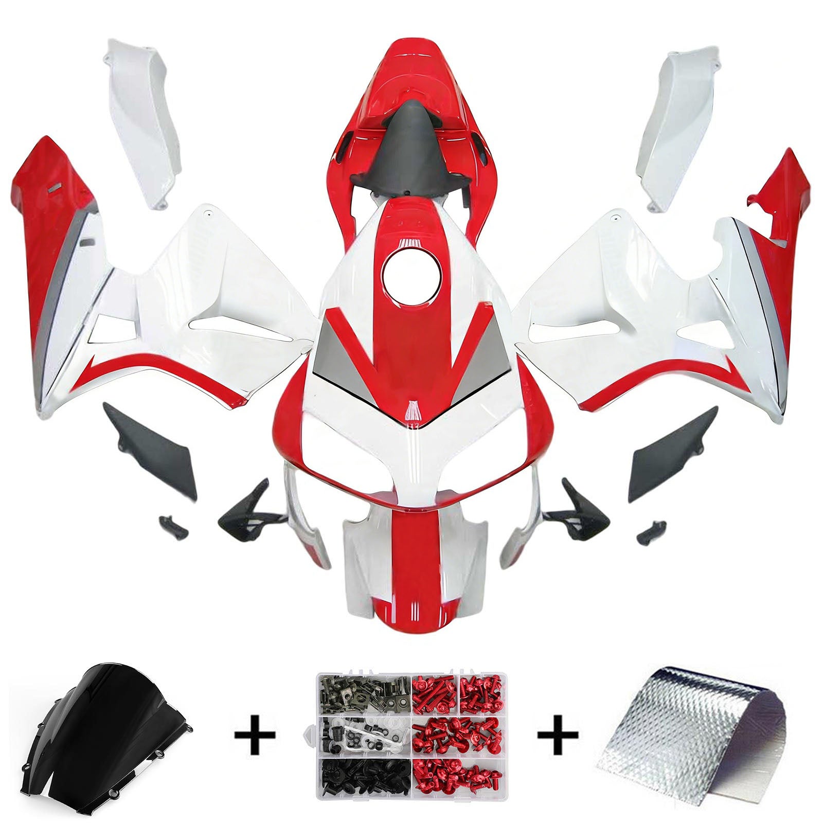 Kit de carénage par injection, carrosserie en plastique ABS pour Honda CBR600RR 2003-2004 F5