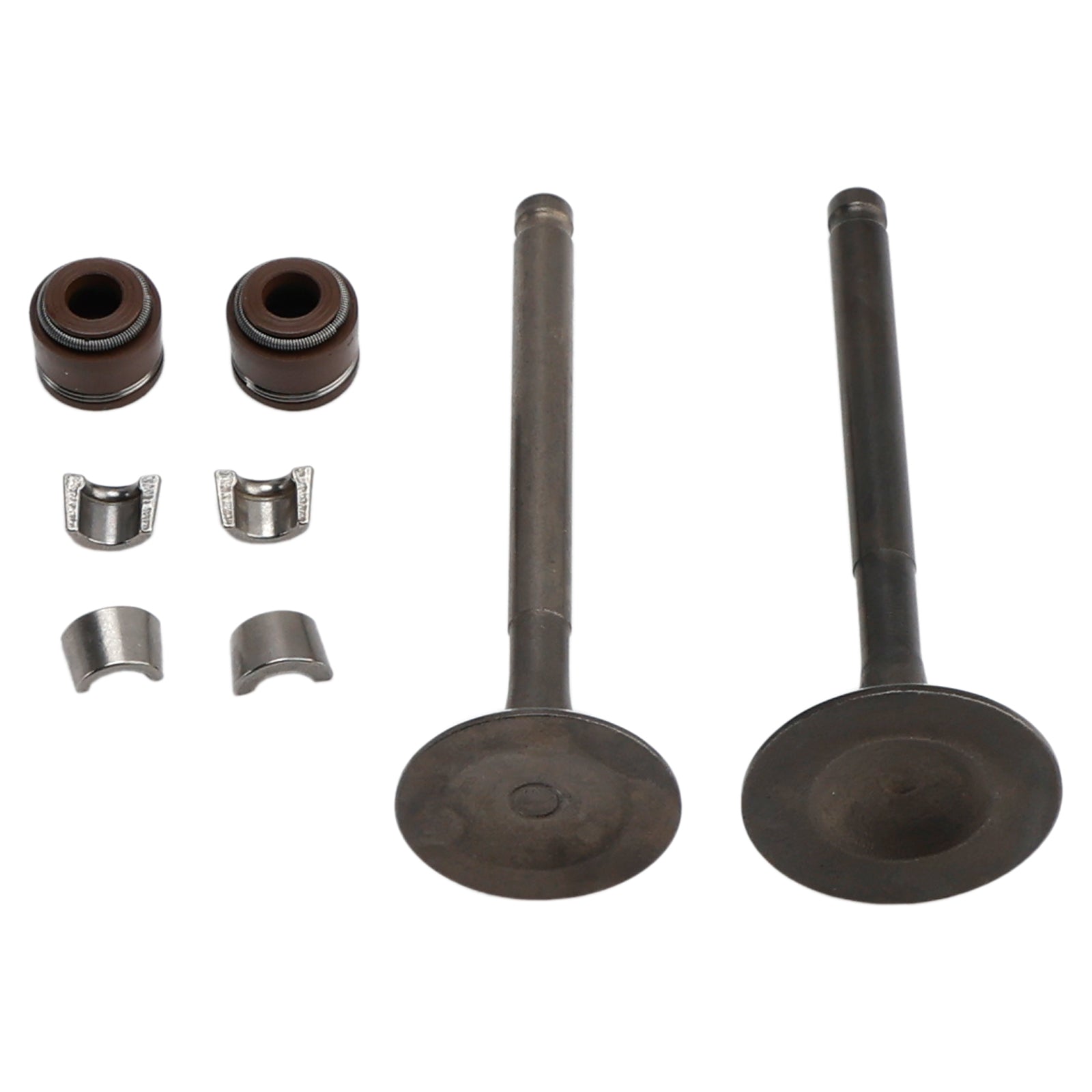 Kit de soupapes d'admission et d'échappement 65 mm pour GY6 125cc Baotian Benzhou Rex Znen Lifan 125