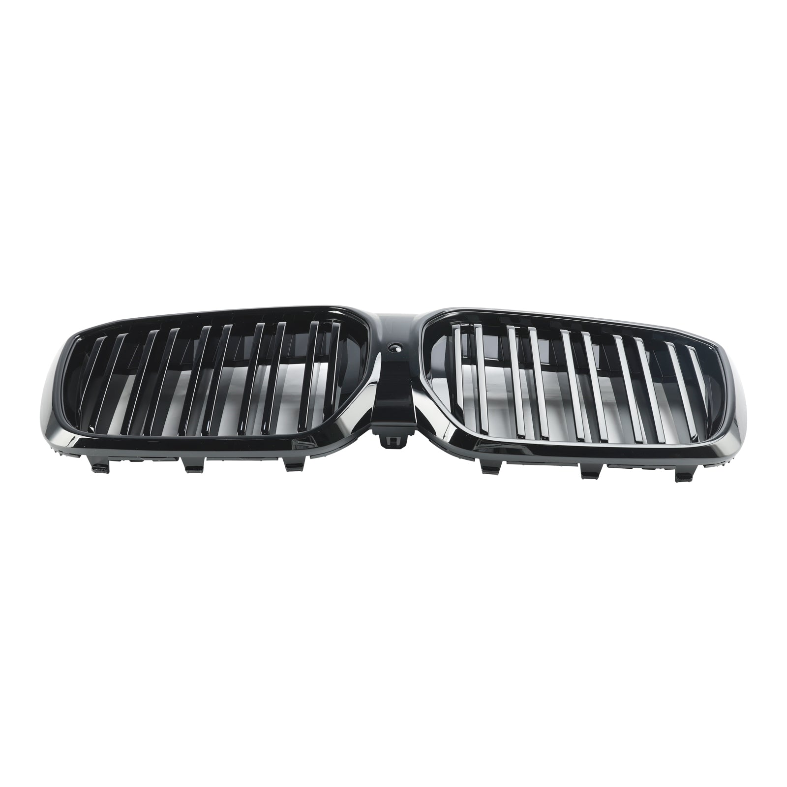 2022+ BMW IX3 G08 LCI Grille de calandre avant à double lamelles noir brillant