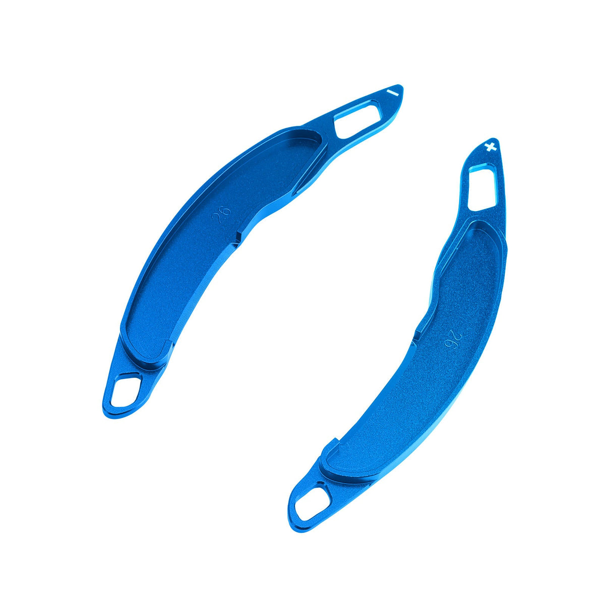 Palettes de changement de vitesse au volant pour Mitsubishi ASX 2013-15, en aluminium bleu