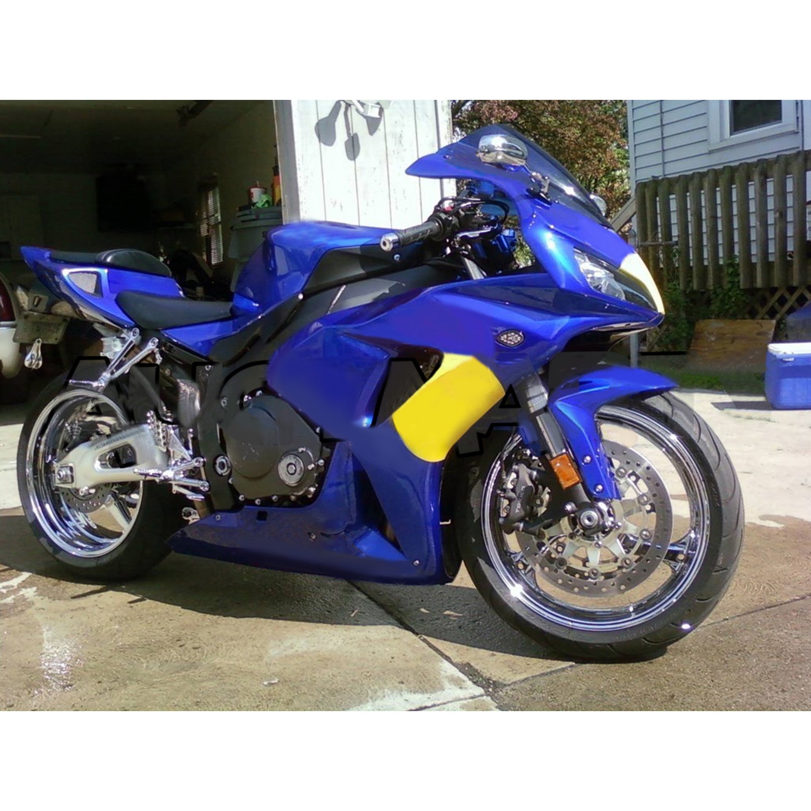 Kit de carénage par injection, carrosserie en plastique ABS pour Honda CBR1000RR 2006-2007