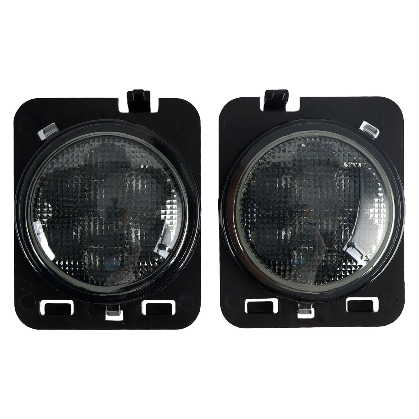 2x guardabarros delantero luz LED de señal de giro marcador lateral de estacionamiento para Wrangler JK 2007-15 genérico