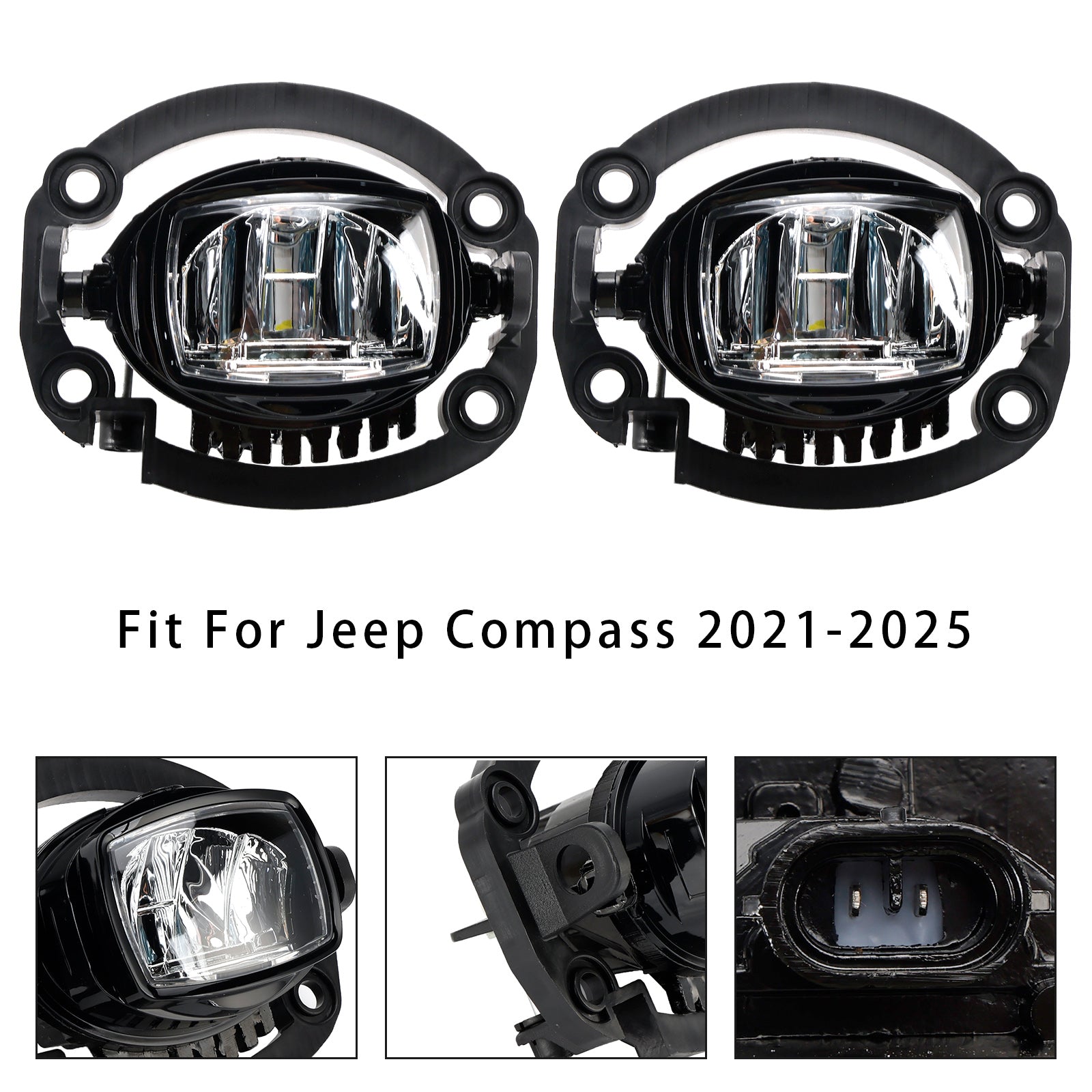 Par de luces antiniebla LED antes de Jeep Compass 2021-2025 68470159AA