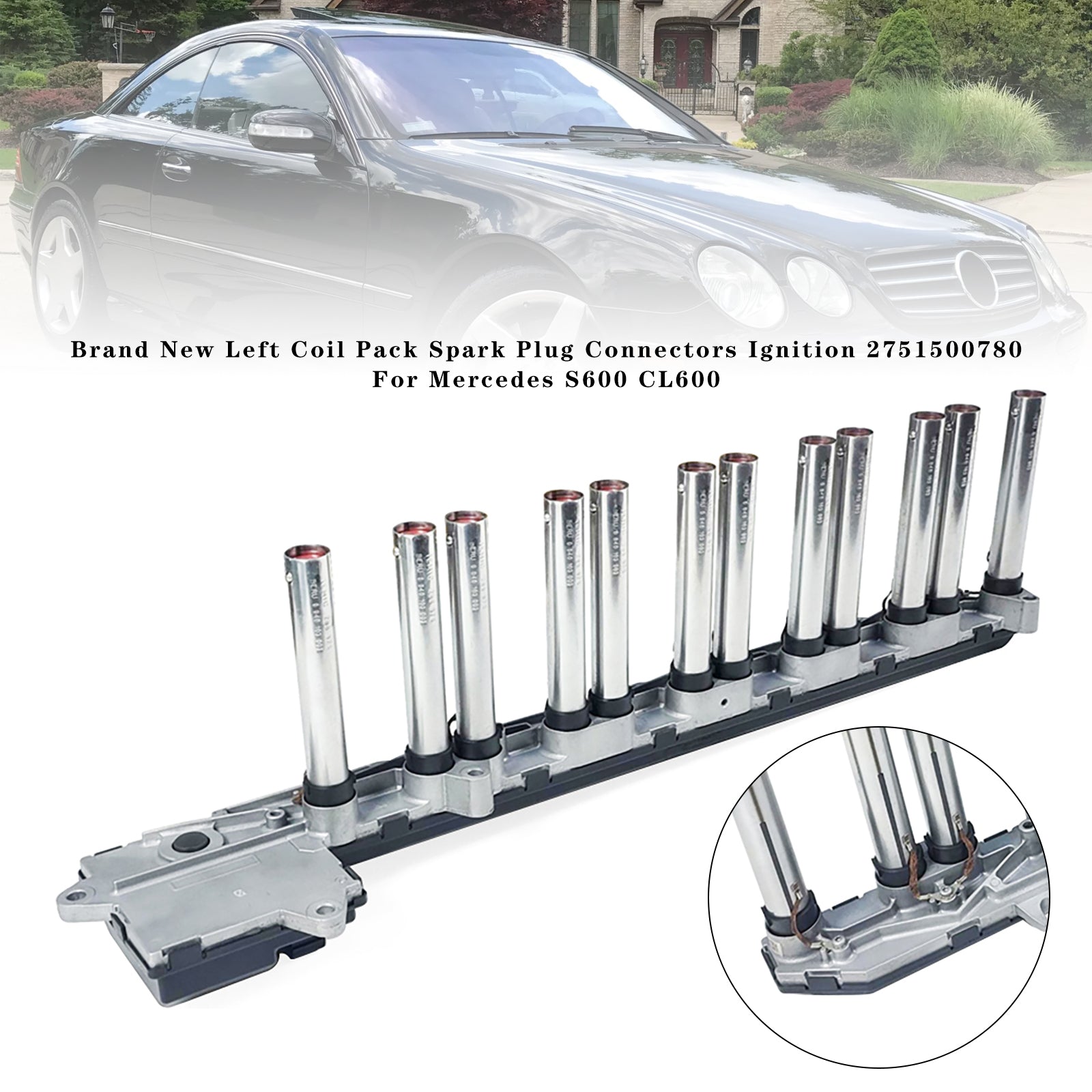 2008-2014 Mercedes-Benz CL65 AMG 216.379 Nowa wieża Bock Bocks Pack Actors of Mulming Cangies A0040103003 A2751500480 2751500480 2751500580 2751500680 2751500780