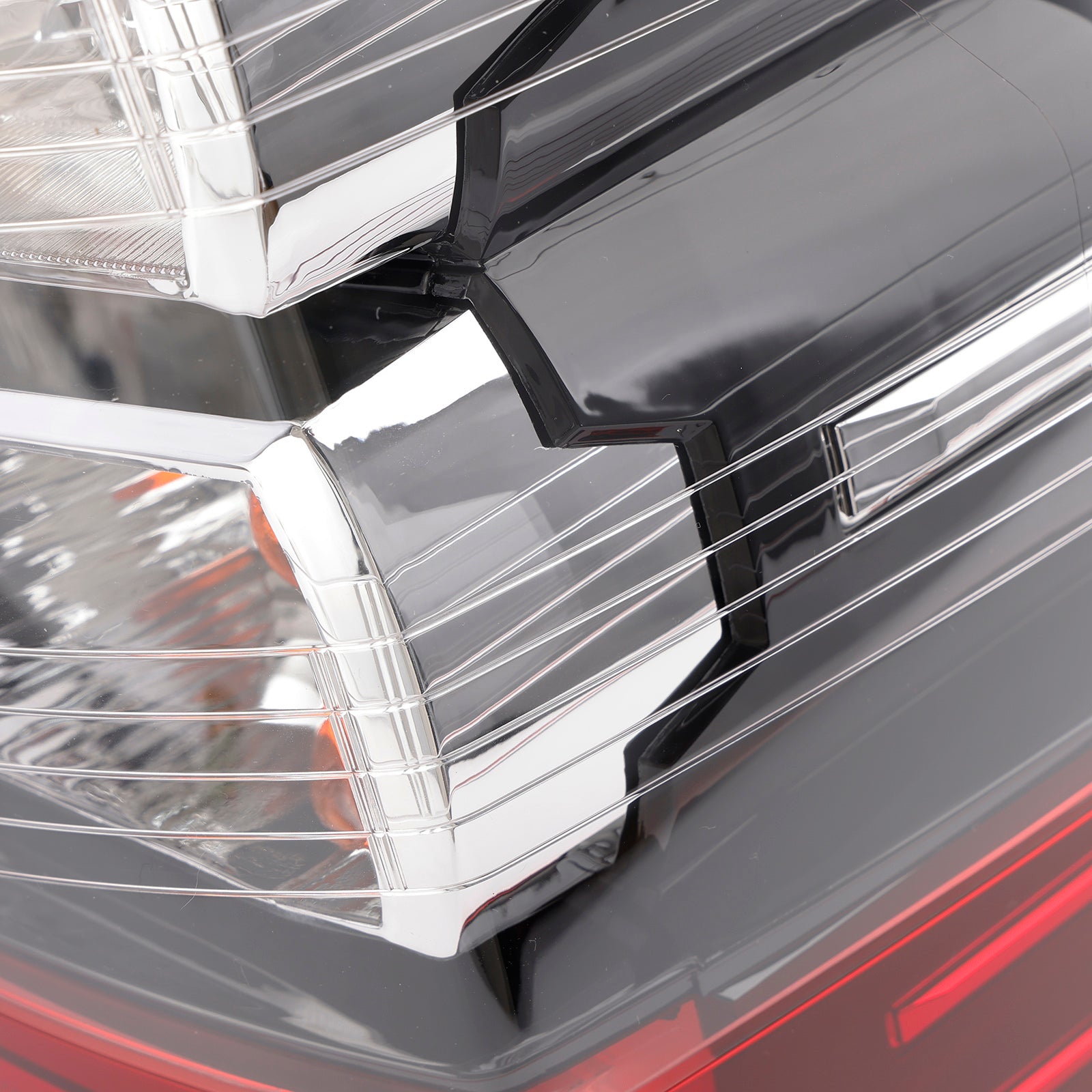 Tylne światło hamowania z żarówkami H11, czerwone/przezroczyste-dla Mitsubishi L200 Triton 2019 2020 2021 2022 2023