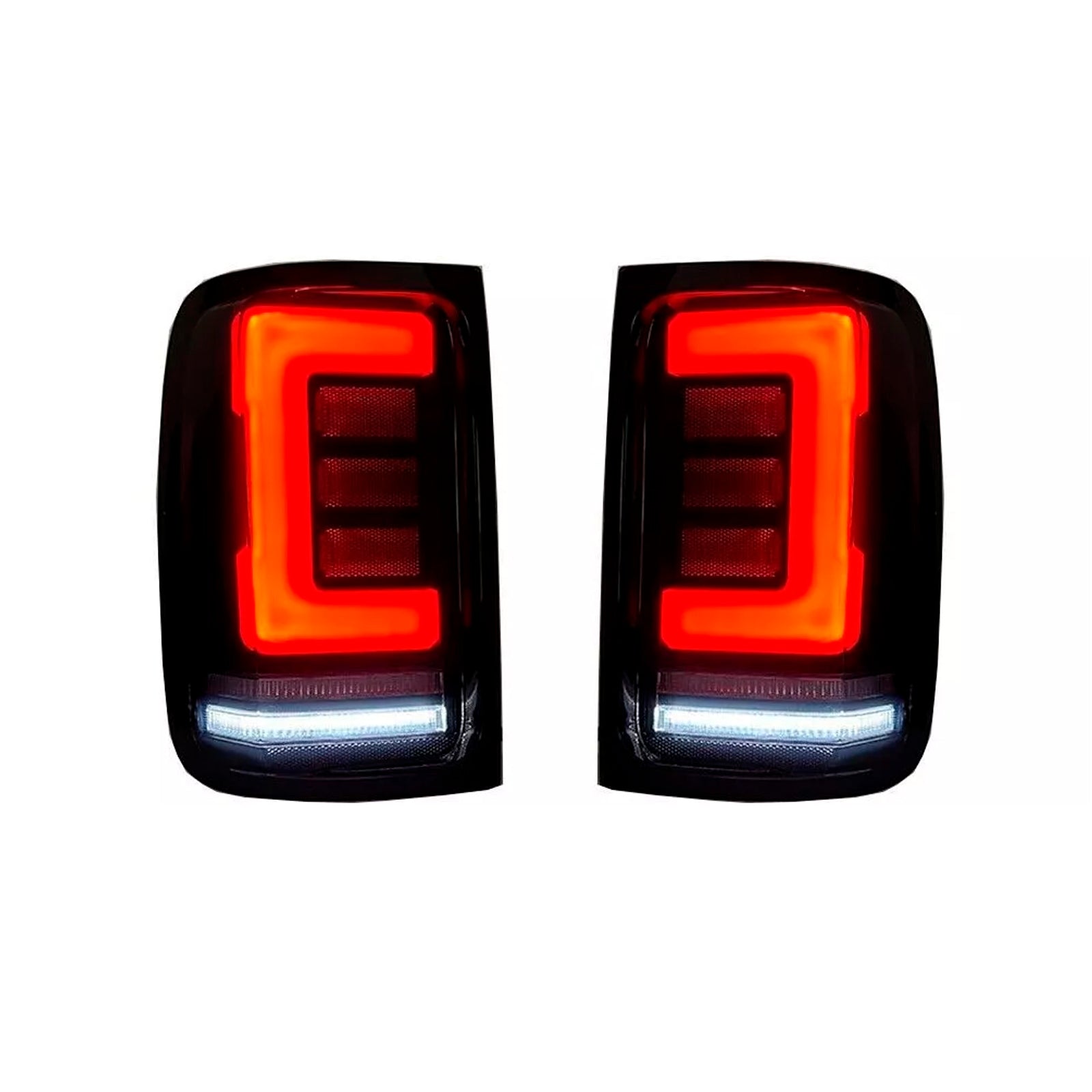 Paire de feux arrière à LED arrière droit et gauche pour VW Amarok V6 2008-2019, fumés