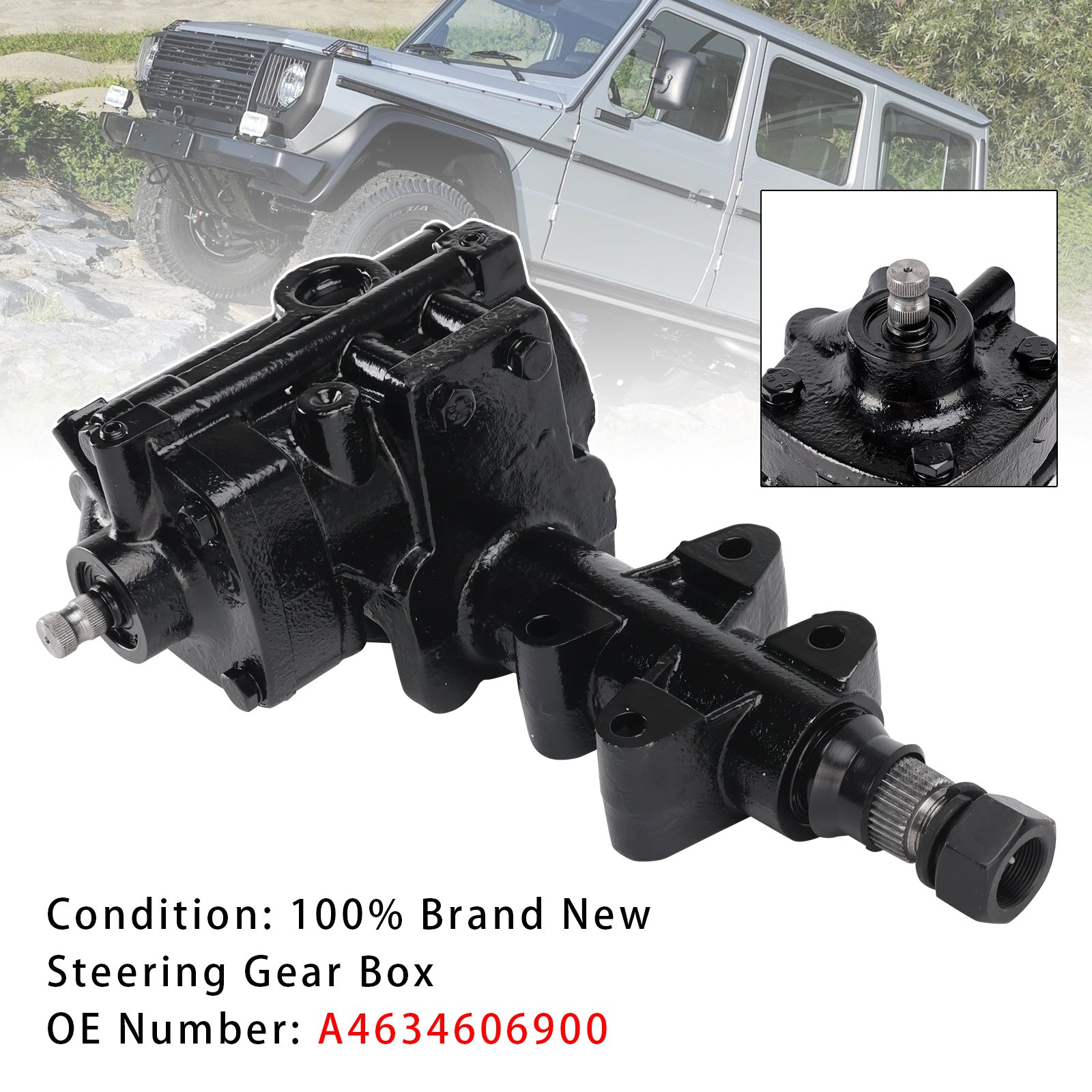 Boîtier de direction pour Mercedes Classe G W460 W461 W463 A4634606900 A4614610001H