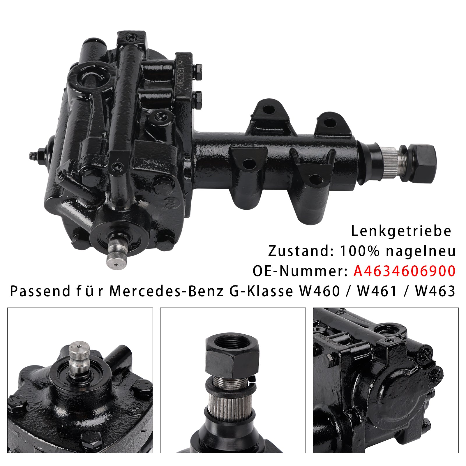 Boîtier de direction pour Mercedes Classe G W460 W461 W463 A4634606900 A4614610001H