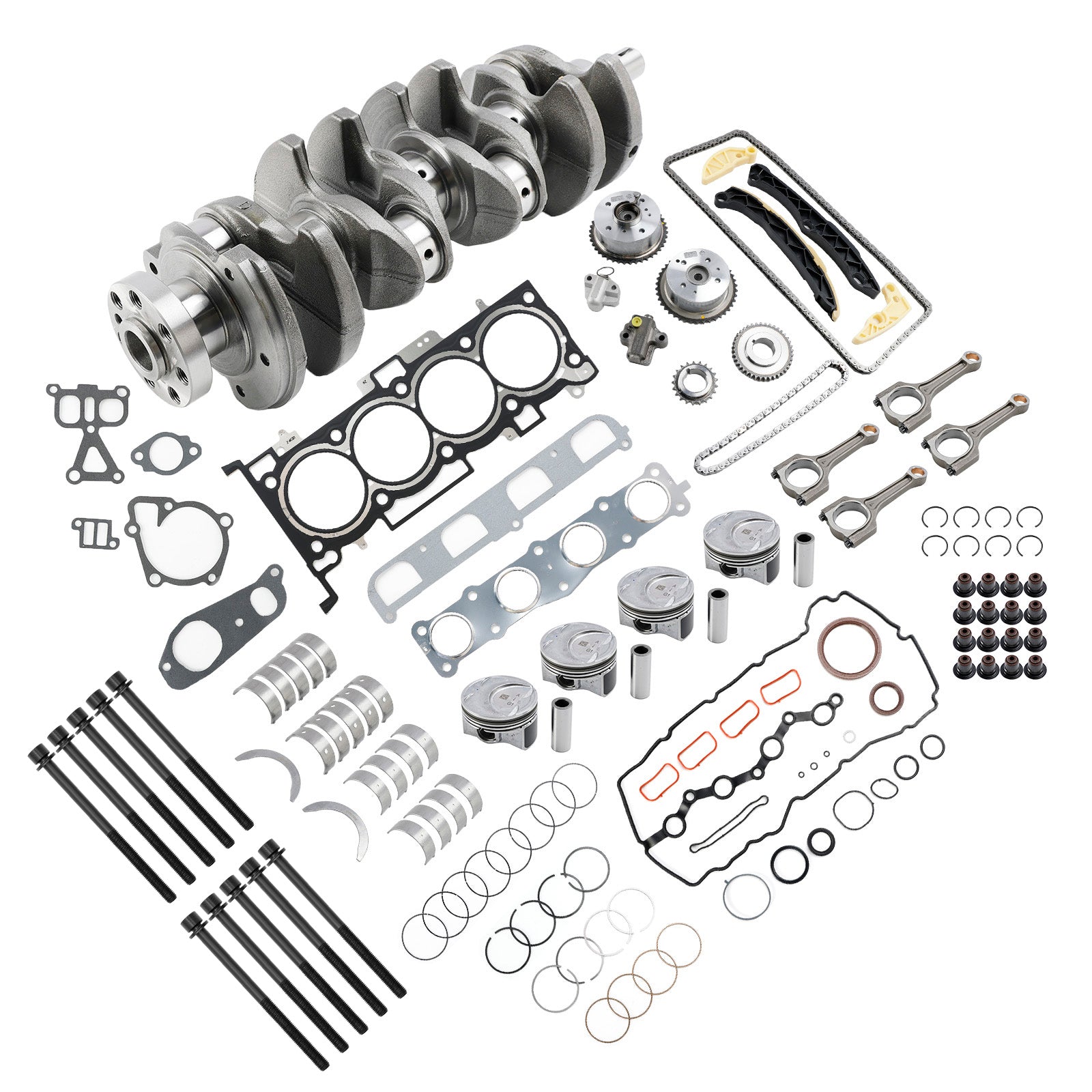 Kit de reconstrucción de motor G4KH 2.0T con kit de sincronización de bielas de cigüeñal para Hyundai KIA