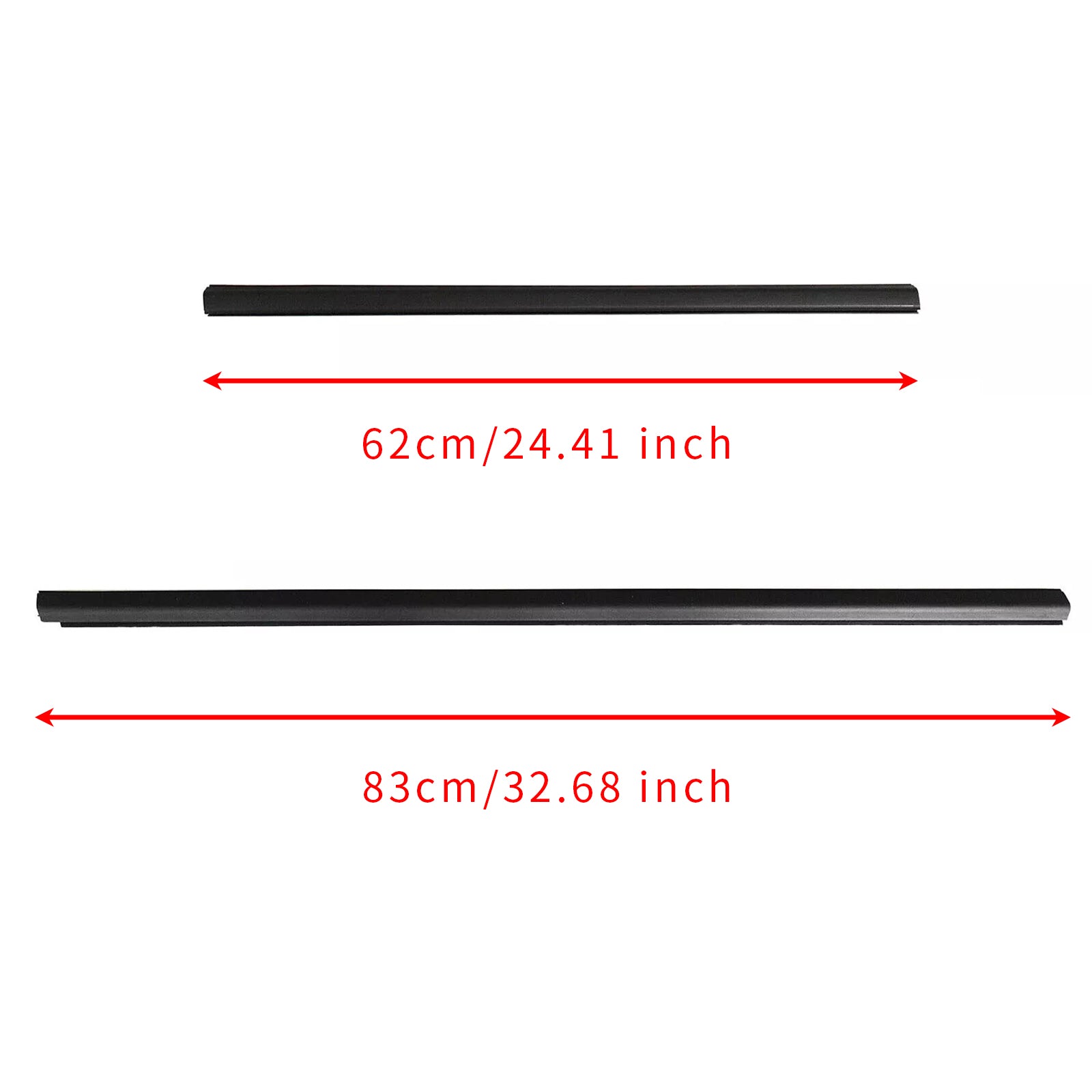 Joint de moulage de bande d'étanchéité de ceinture de porte Honda Fit Jazz 2008-2013 4 pièces