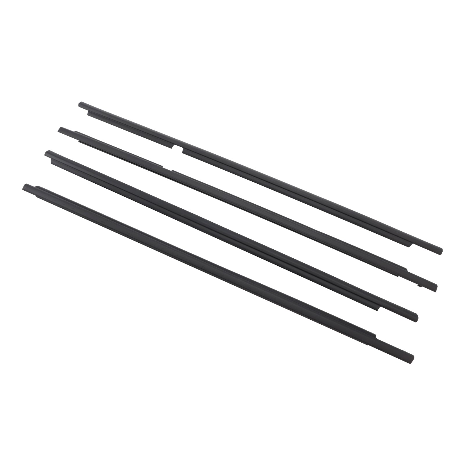 Bande d'étanchéité extérieure pour ceinture de porte en verre, pour Toyota Land Cruiser LC 100 1998-2007, 4 pièces
