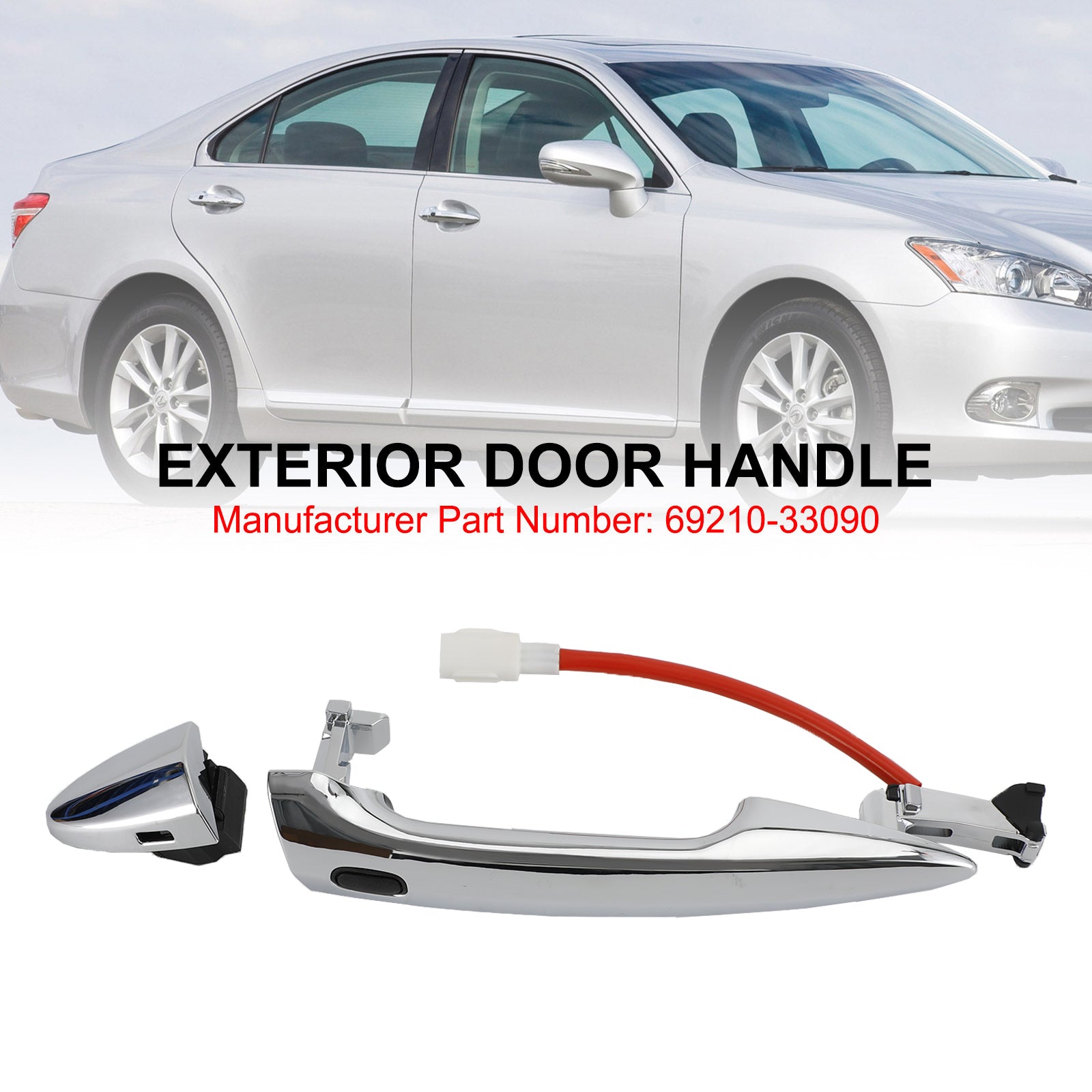 LEXUS ES350 LS460 LS600h Maniglia per porta esterna anteriore/posteriore destra 69210-33090