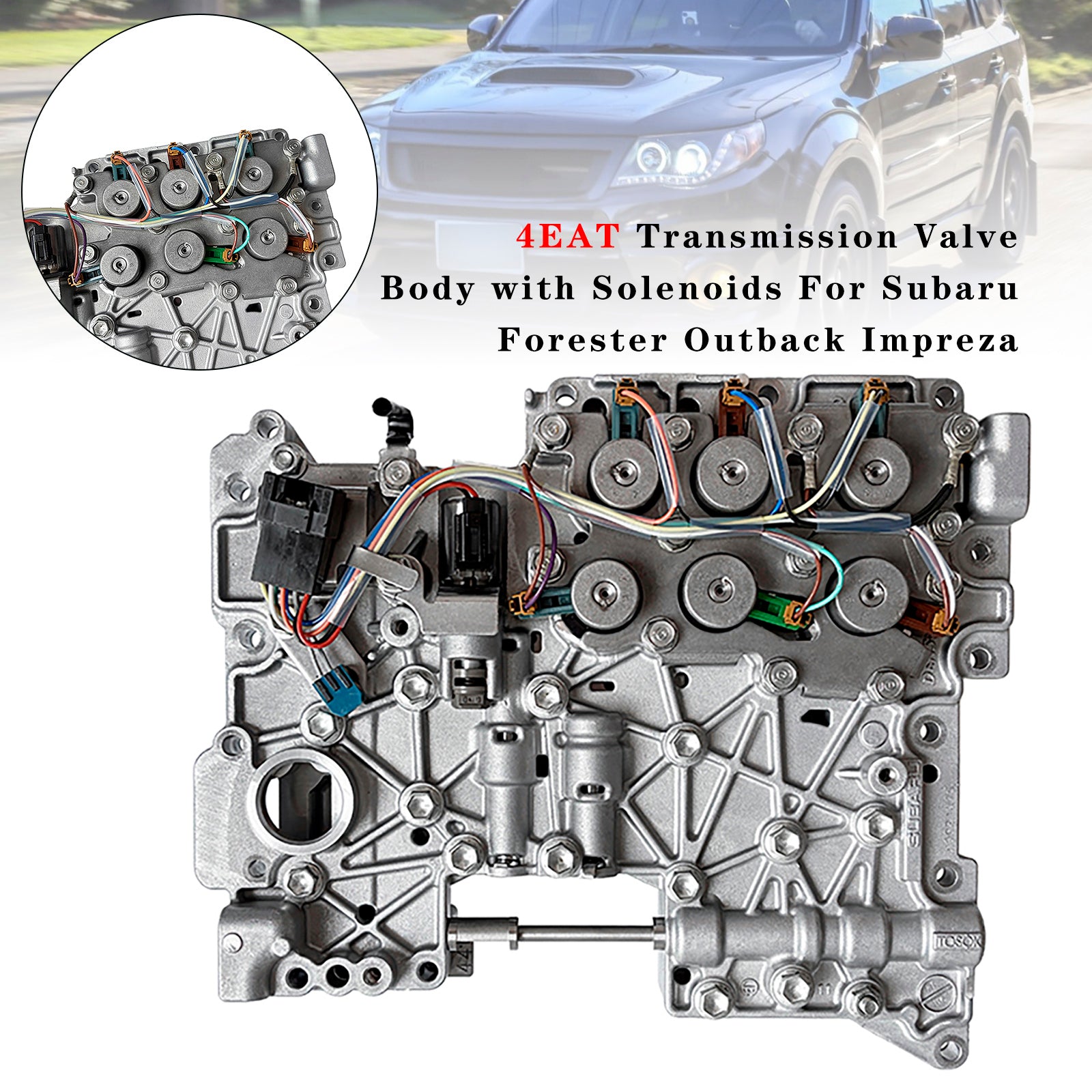 Corps de soupape de transmission Subaru Forester Outback Impreza 4EAT avec solénoïdes