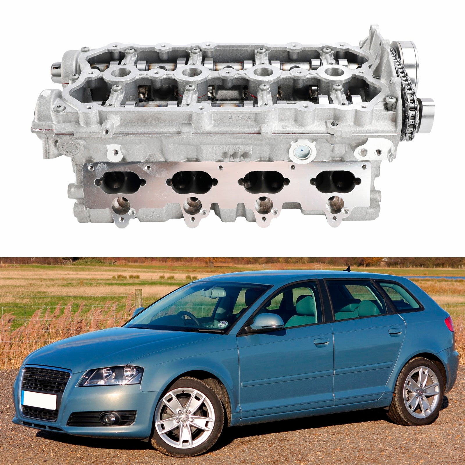 2005-2008 Volkswagen Jetta GLI (MKV) 2.0 TSI AXX BPY BWA Ensemble de culasse 06D103351D