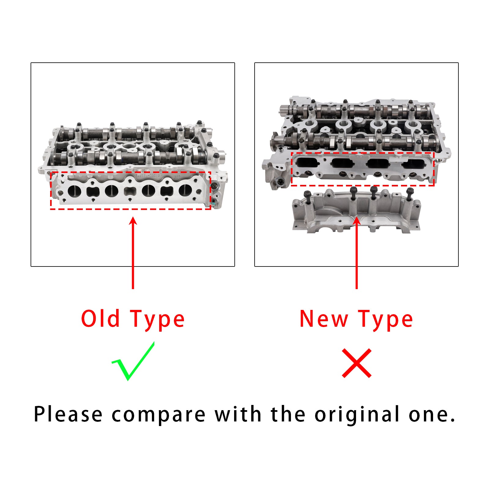 Hyundai Sonata 4 puertas 2.4 L 2011-2016 : cabezal de cilindro con junta de cabeza de cilindro y pernos G4KJ 221002G510