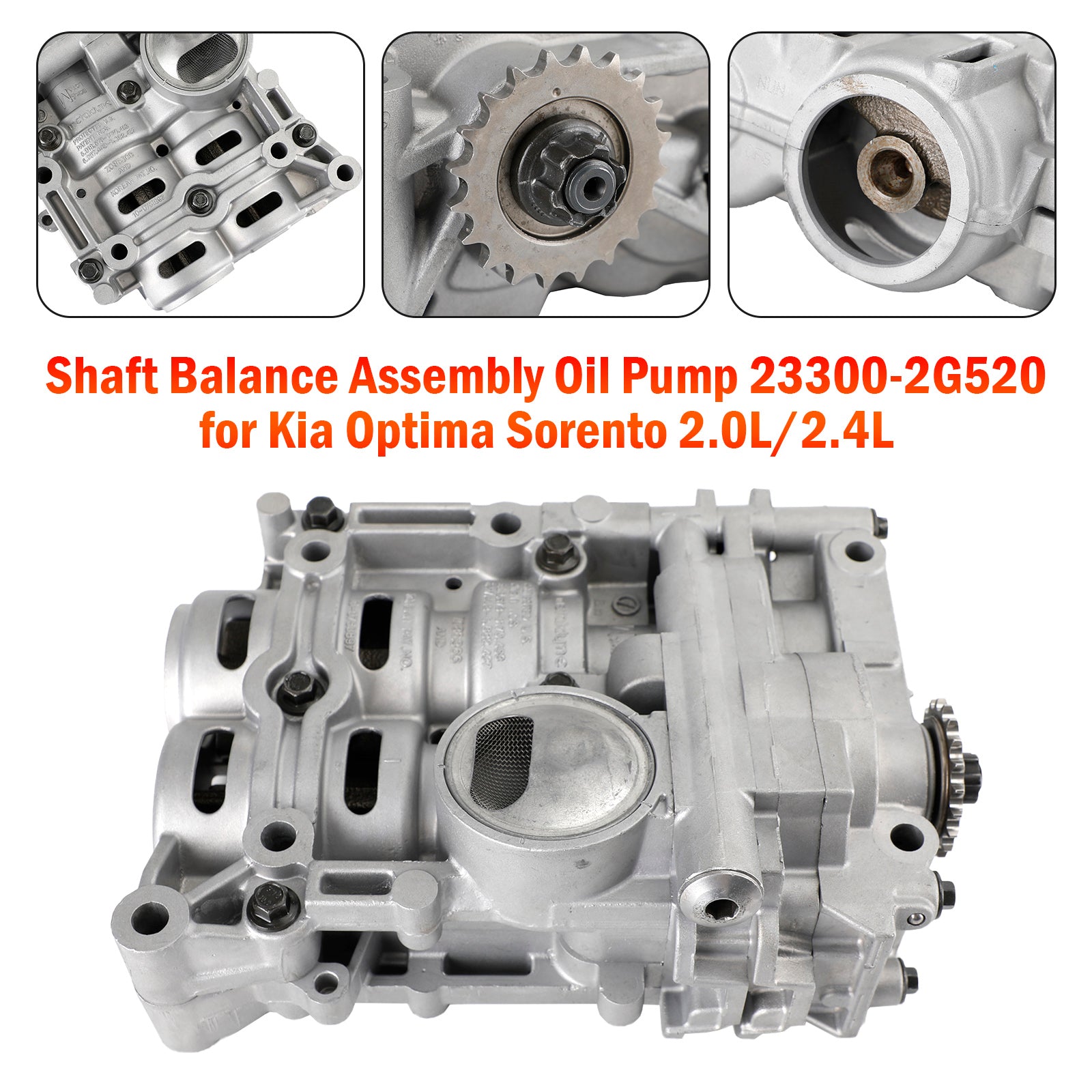 2012-2014 Hyundai Sonata Azera 2.0L/2.4L 'balans' as oliepompsamenstel 23300-2G520