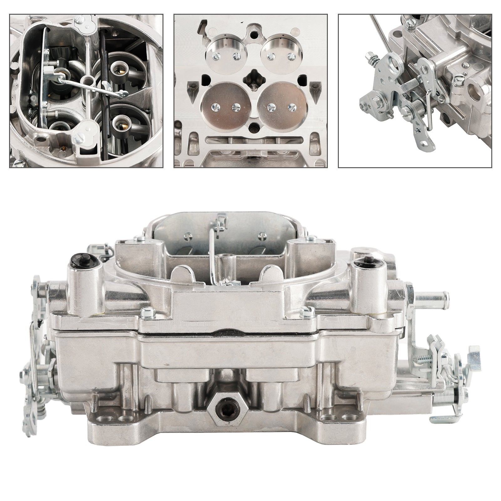 Gaźnik 4-bębenkowy, dławik ręczny 600 CFM z uszczelką do Edelbrock 1405