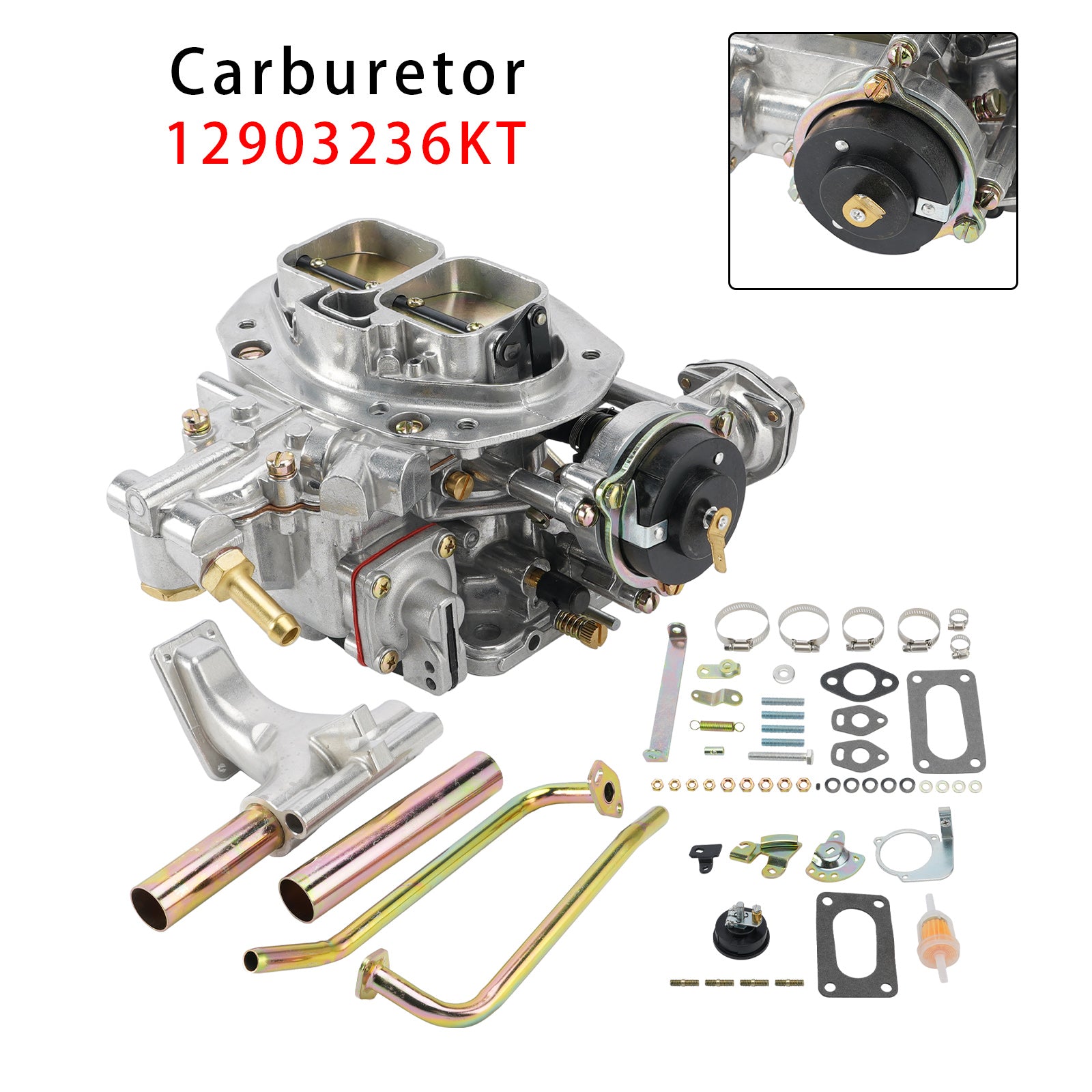 32/36 Progressive DFEV Carb Kit Complete 12903236KT Carburetor Pour VW Type 1