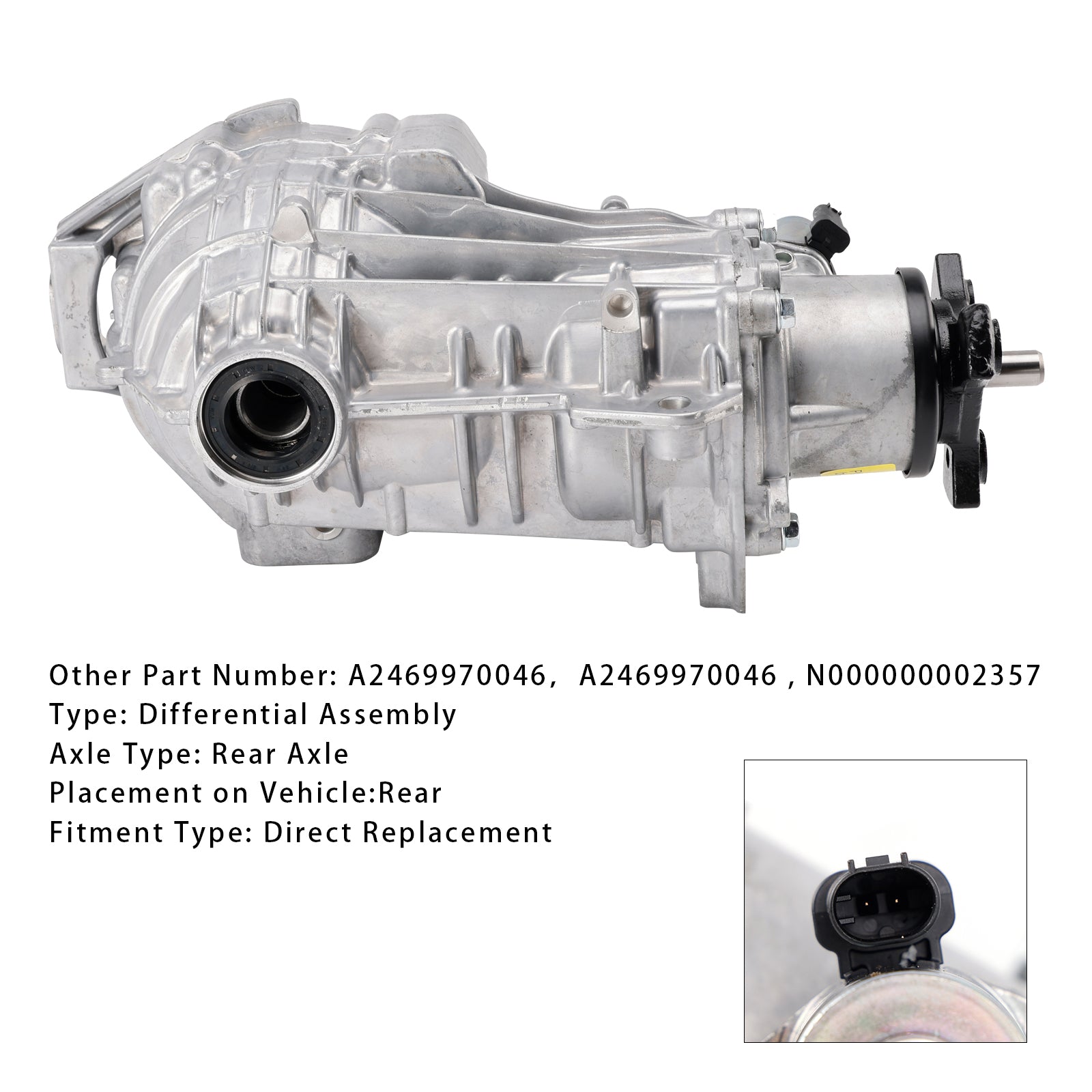 Mercedes-Benz W176 GLA 200 CDI 4-MATIC Takatasauspyörästö A2463500802 A2463520500