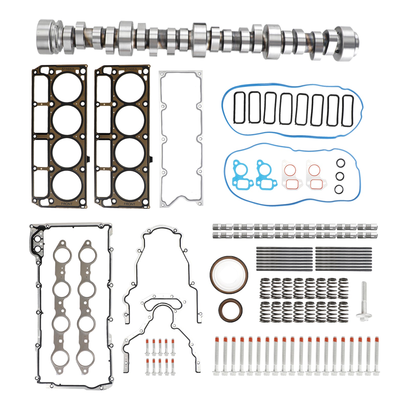 LS1 4.8 5.3 5.7 6.0 6.2 Kit de varillas de empuje de elevadores de leva de etapa 2 mecánicos descuidados